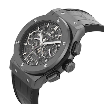 Pre-Owned Hublot Classic Fusion Aerofusion Black Magic Chronograph 45mm Ceramic