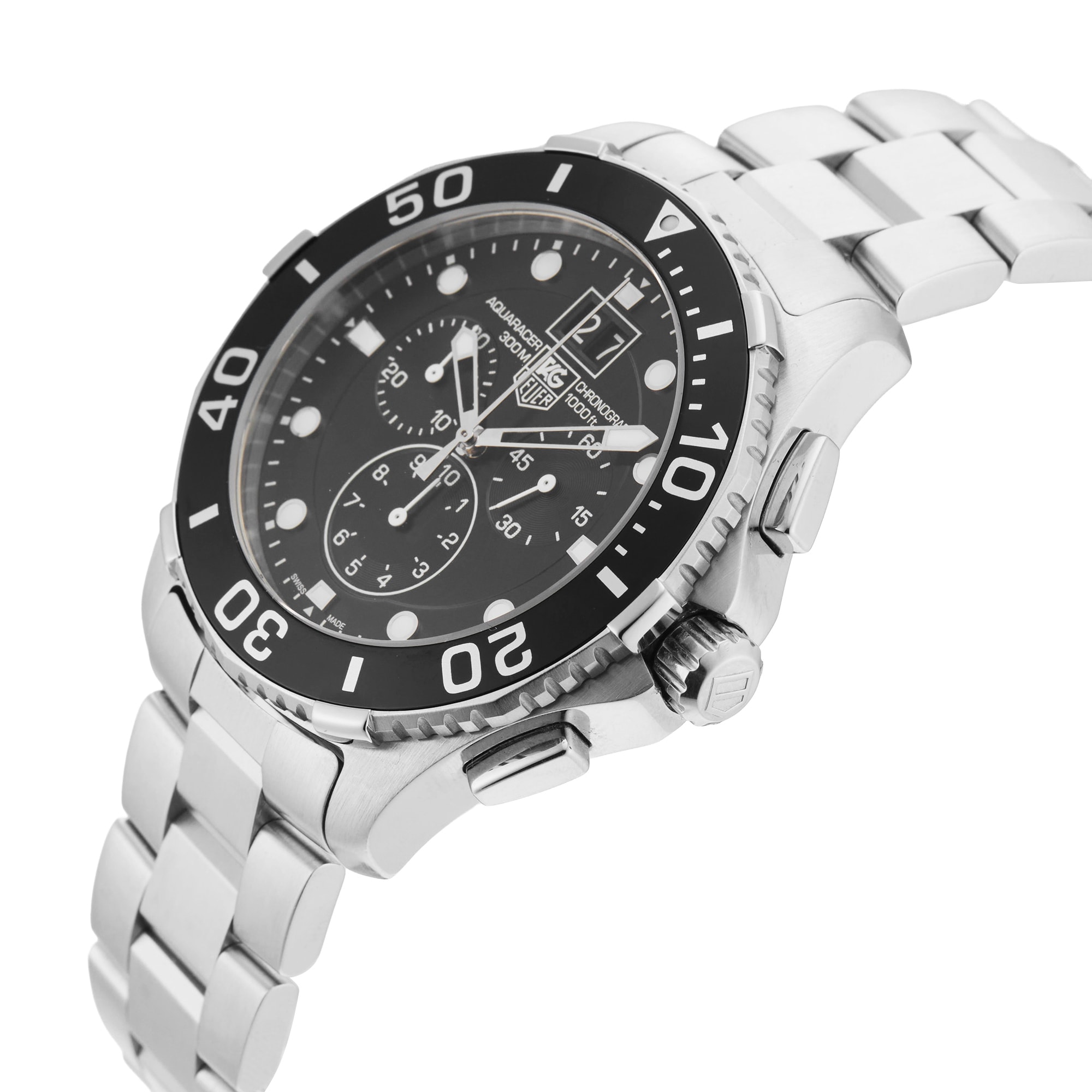 Pre-Owned TAG Heuer Aquaracer 43mm Stainless Steel Pre-Owned TAG Heuer Aquaracer 43mm Stainless Steel