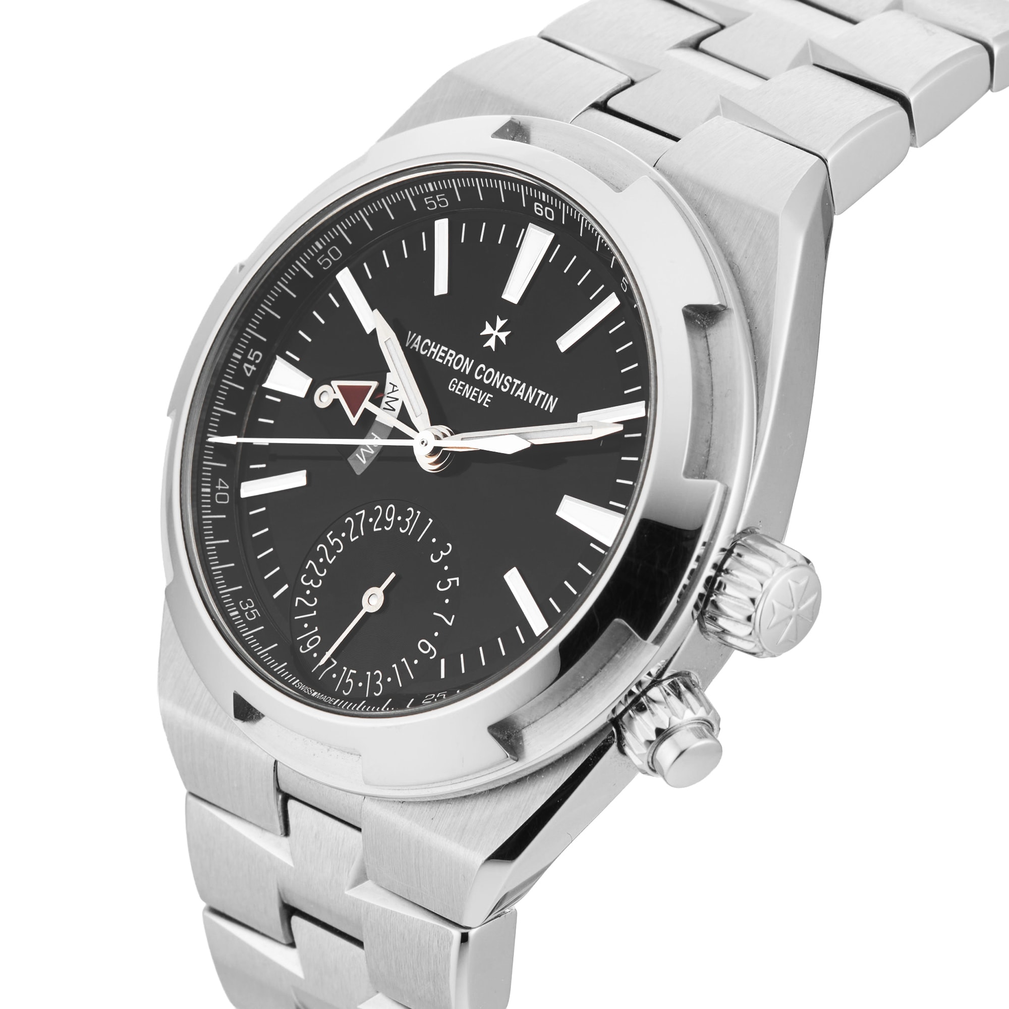 Pre-Owned Vacheron Constantin Overseas Dual Time 41mm Stainless Steel