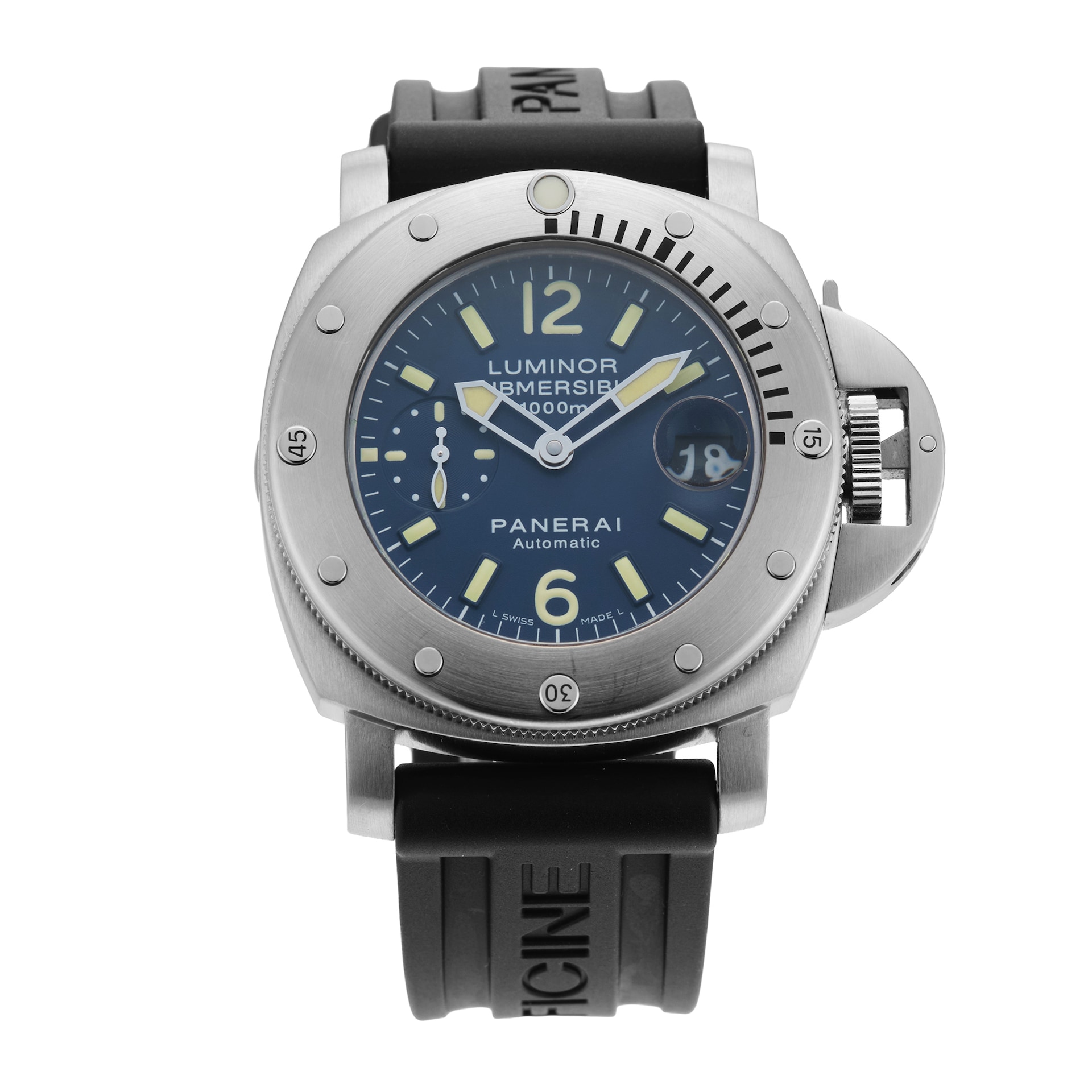 Pre-Owned Panerai Submersible La Bomba 44mm Stainless Steel