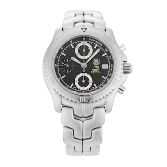 Pre-Owned TAG Heuer Link Senna Limited Edition 42mm Stainless Steel Pre-Owned TAG Heuer Link Senna Limited Edition 42mm Stainless Steel