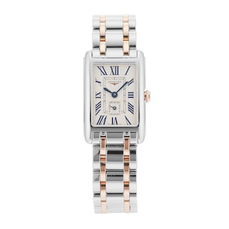Pre-Owned Longines Longnes Dolcevita 20.8mm Stainless Steel and Rose Gold Pre-Owned Longines Longnes Dolcevita 20.8mm Stainless Steel and Rose Gold