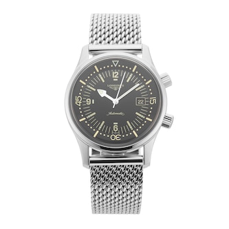 Pre-Owned Longines Pre-Owned Longines Legend Diver 42mm Stainless Steel L37744506 Pre-Owned Longines Pre-Owned Longines Legend Diver 42mm Stainless Steel L37744506