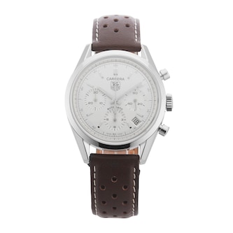 Pre-Owned TAG Heuer Pre-Owned TAG Heuer Carrera Calibre 17 38mm Stainless Steel CV2110-0 Pre-Owned TAG Heuer Pre-Owned TAG Heuer Carrera Calibre 17 38mm Stainless Steel CV2110-0