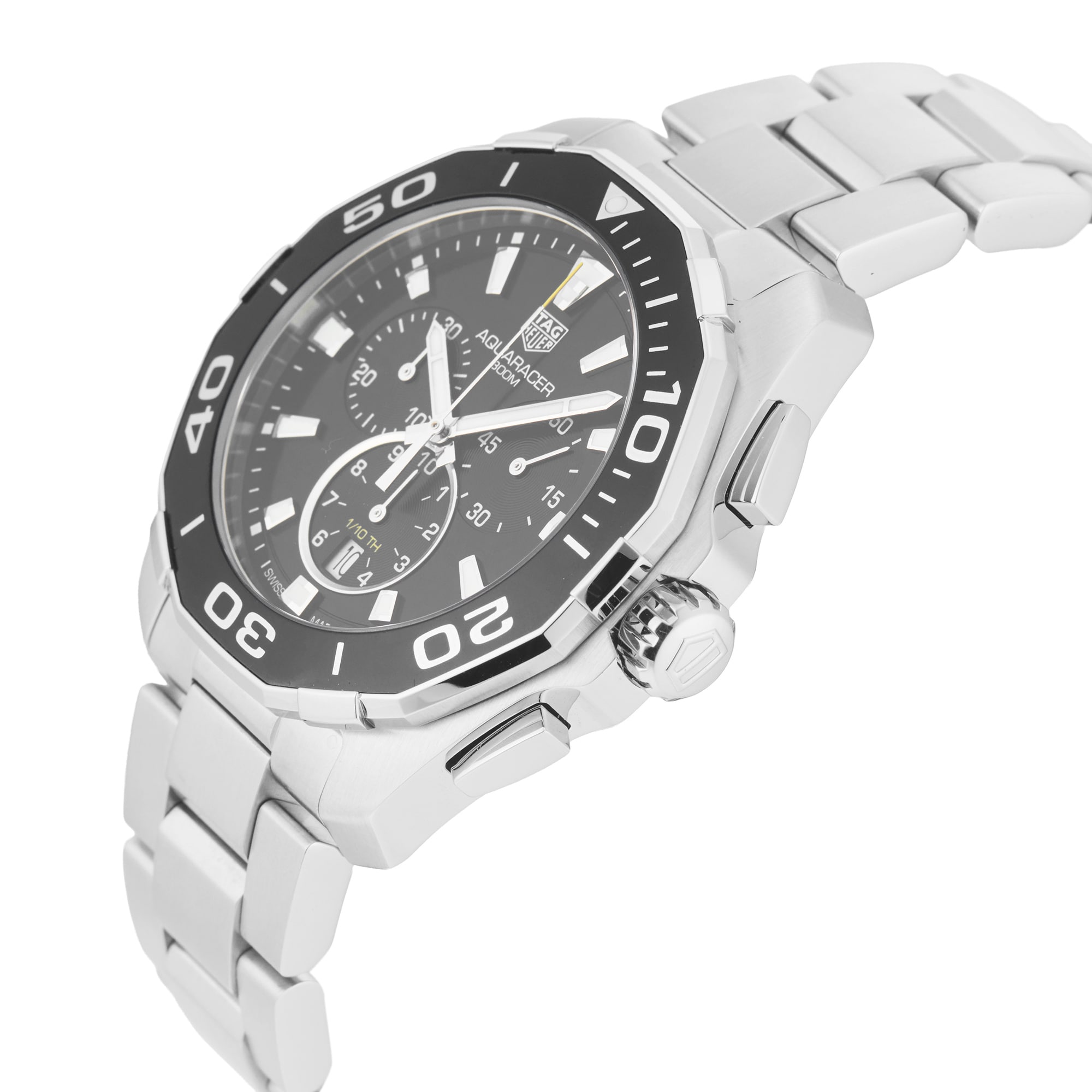 Pre-Owned TAG Heuer Aquaracer 43mm Stainless Steel Pre-Owned TAG Heuer Aquaracer 43mm Stainless Steel