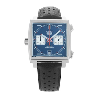 Pre-Owned TAG Heuer Monaco Chronograph 39mm Stainless Steel Pre-Owned TAG Heuer Monaco Chronograph 39mm Stainless Steel
