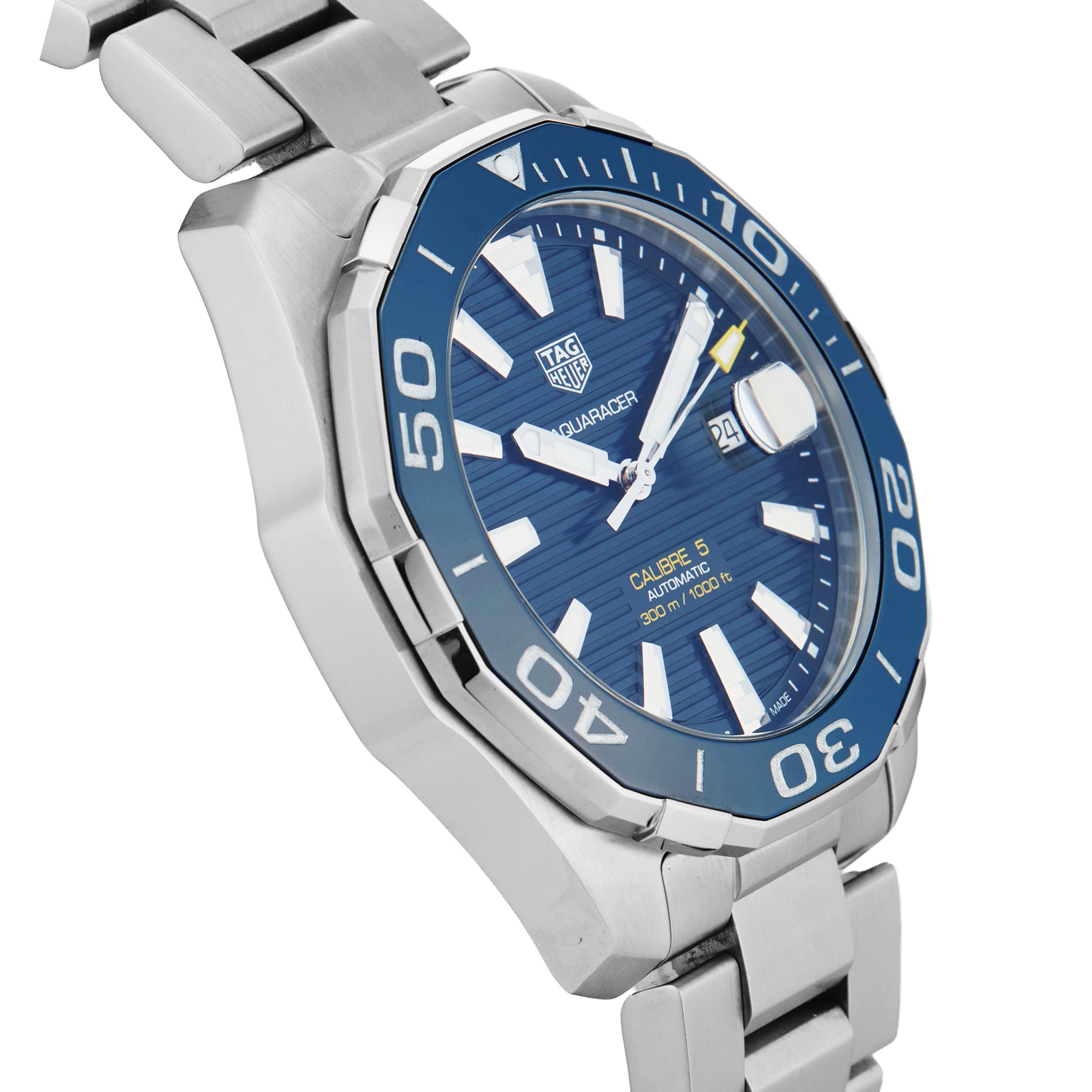 Pre-Owned TAG Heuer Aquaracer 300m 43mm Stainless Steel Pre-Owned TAG Heuer Aquaracer 300m 43mm Stainless Steel