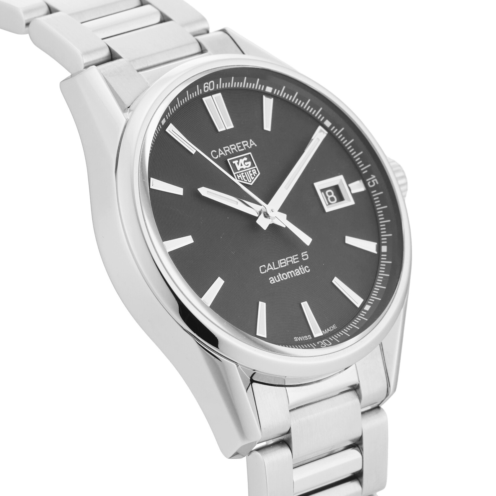 Pre-Owned TAG Heuer Carrera Automatic 39mm Stainless Steel Pre-Owned TAG Heuer Carrera Automatic 39mm Stainless Steel