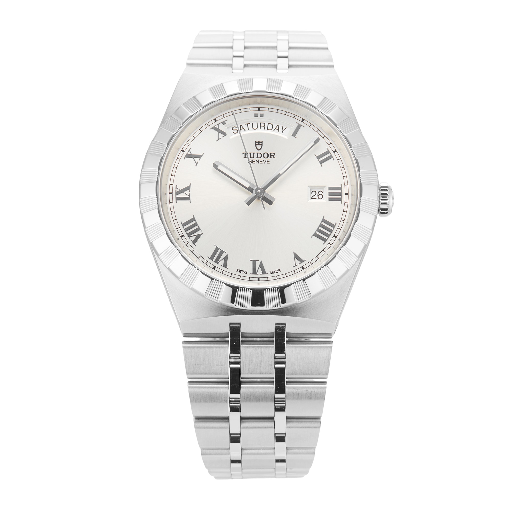 Pre-Owned Tudor Royal Day Date 41mm Stainless Steel Pre-Owned Tudor Royal Day Date 41mm Stainless Steel
