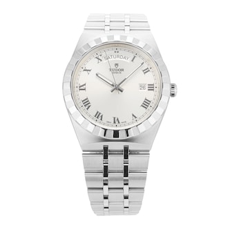 Pre-Owned Tudor Royal Day Date 41mm Stainless Steel Pre-Owned Tudor Royal Day Date 41mm Stainless Steel