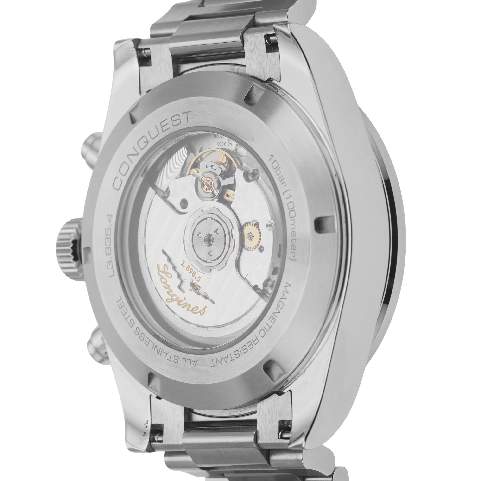 Pre-Owned Longines Conquest Chronograph 42mm Stainless Steel