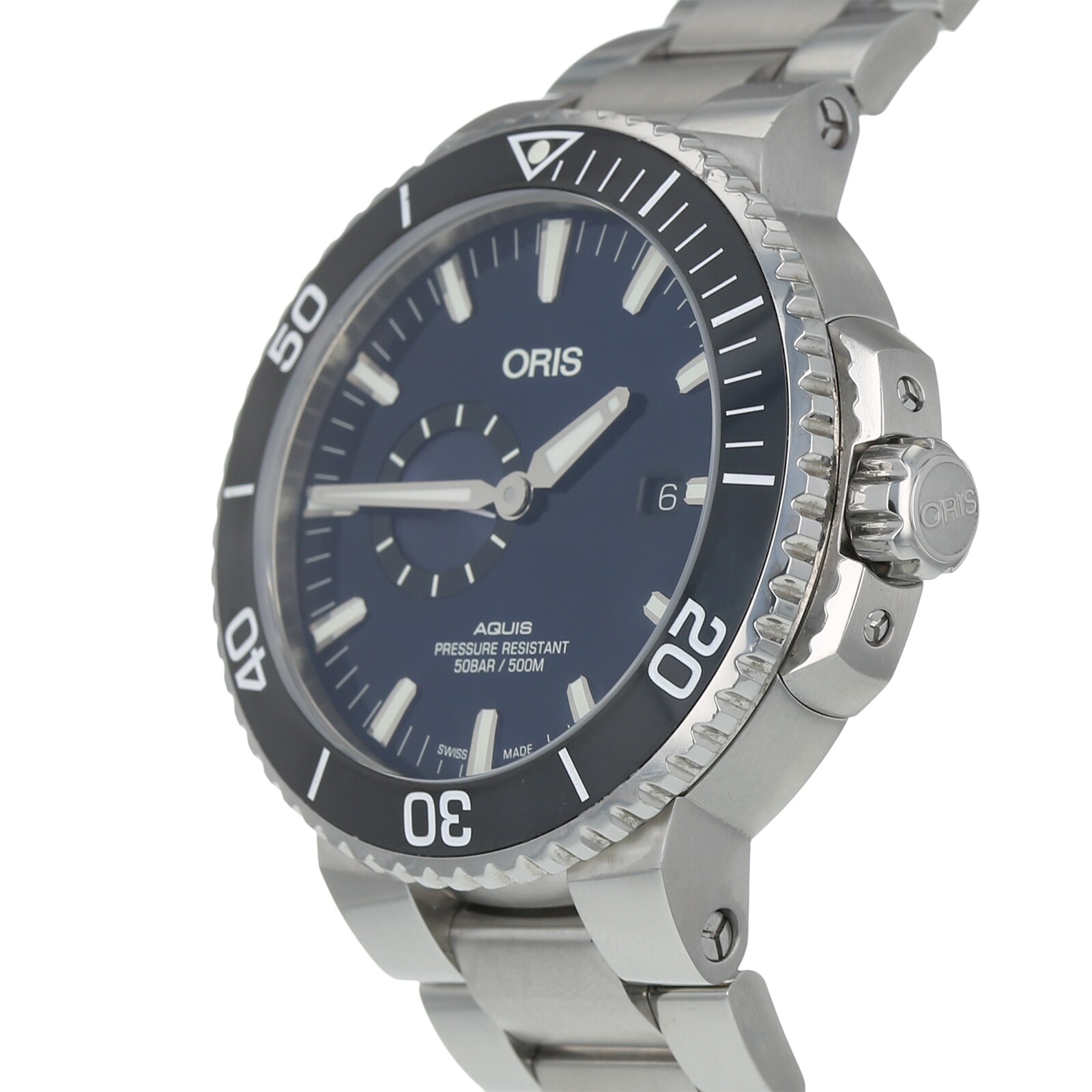 Pre-Owned Oris Pre-Owned Oris Aquis Mens Watch 01 743 7733 4135-07 8 24 05PEB