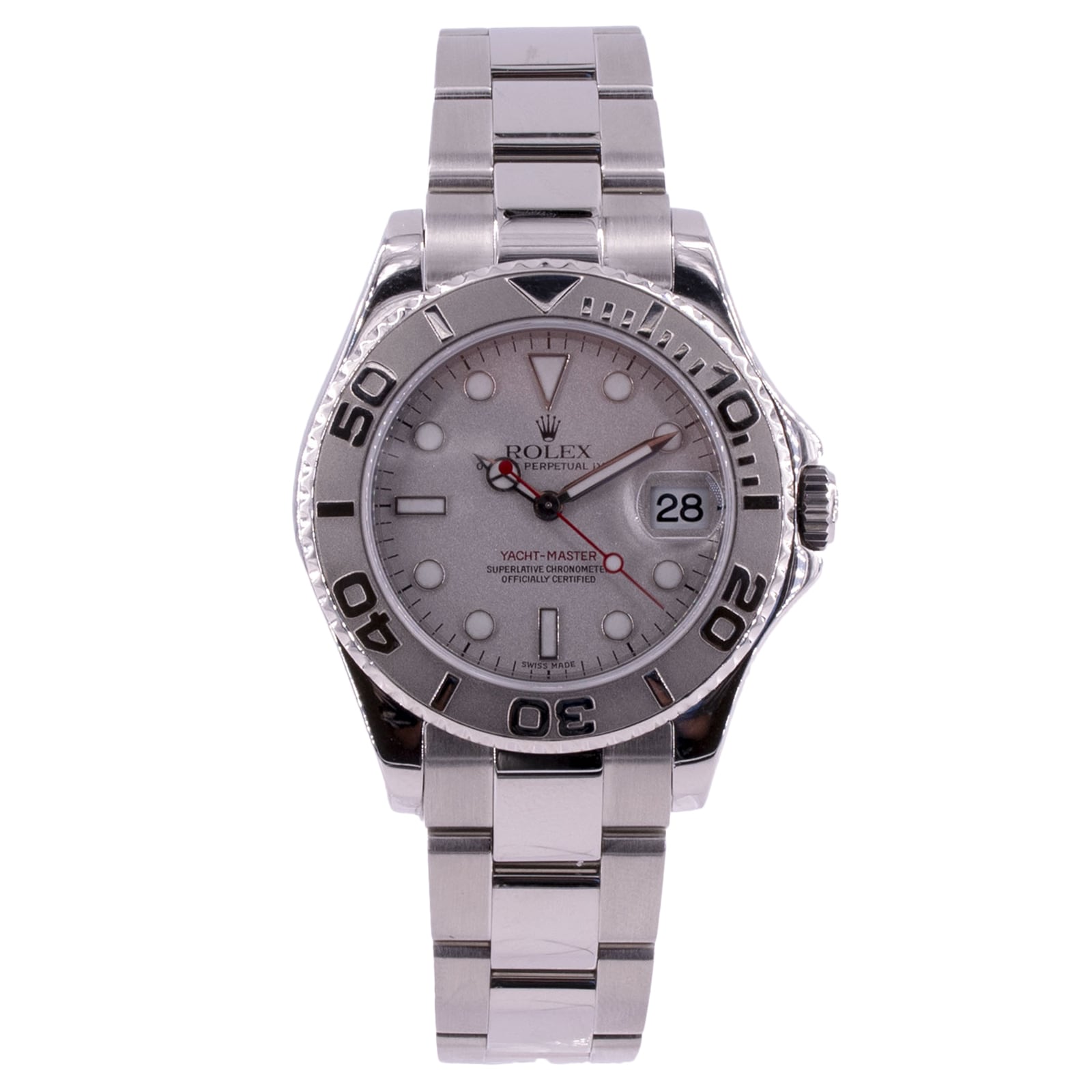 Pre-Owned Rolex Pre-Owned Rolex Oyster Perpetual Lady Yacht-Master Watch 168622