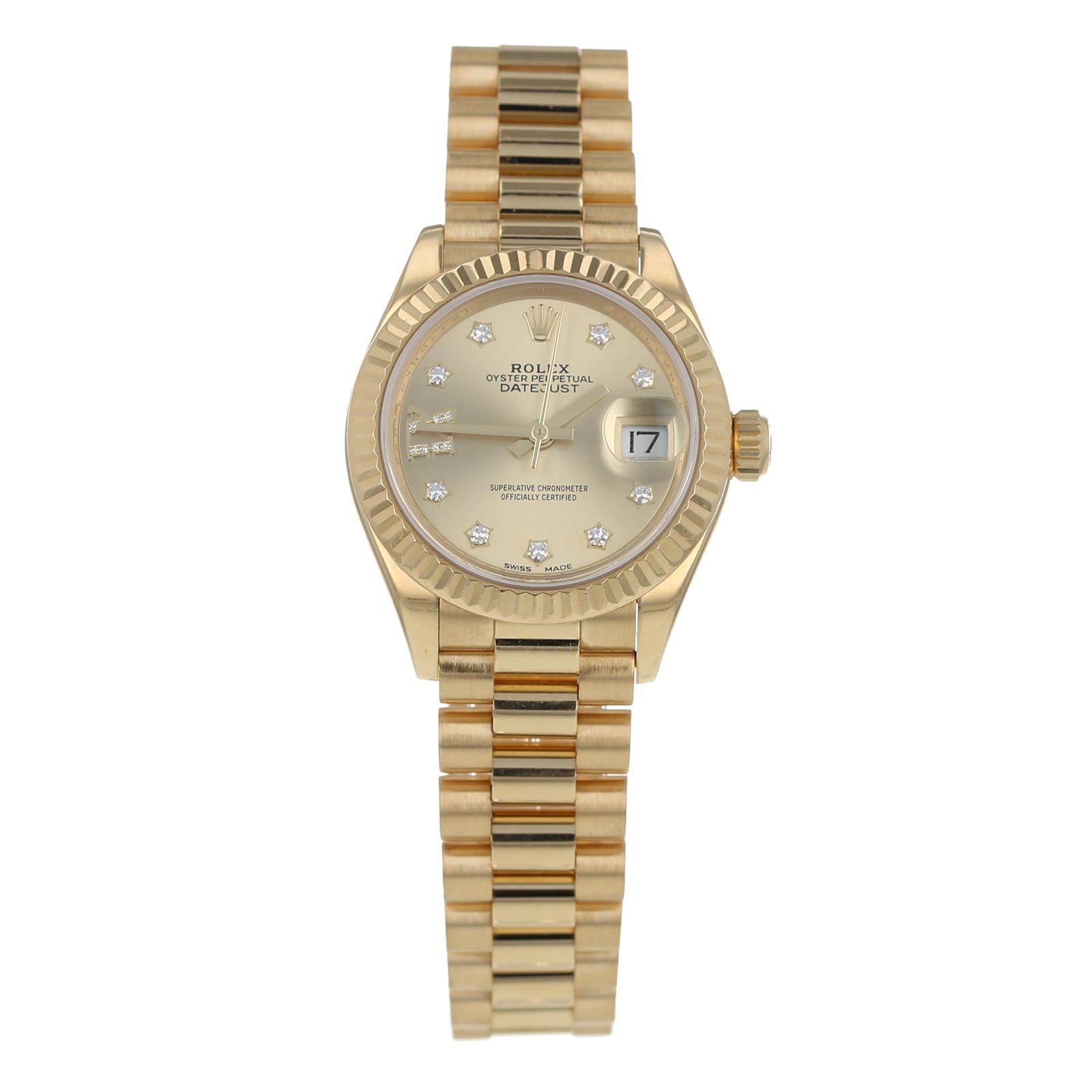 Pre-Owned Rolex Pre-Owned Rolex Datejust 28 Ladies Watch 279178