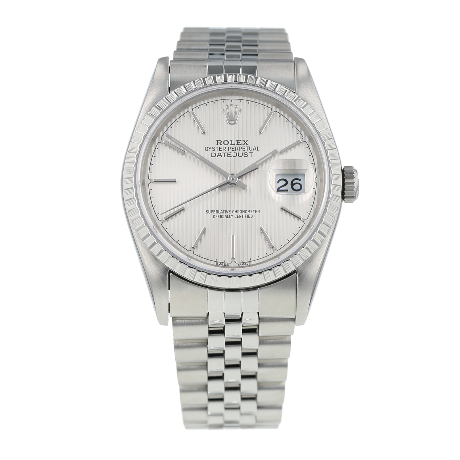 Pre-Owned Rolex Datejust 36 Mens Watch 16220
