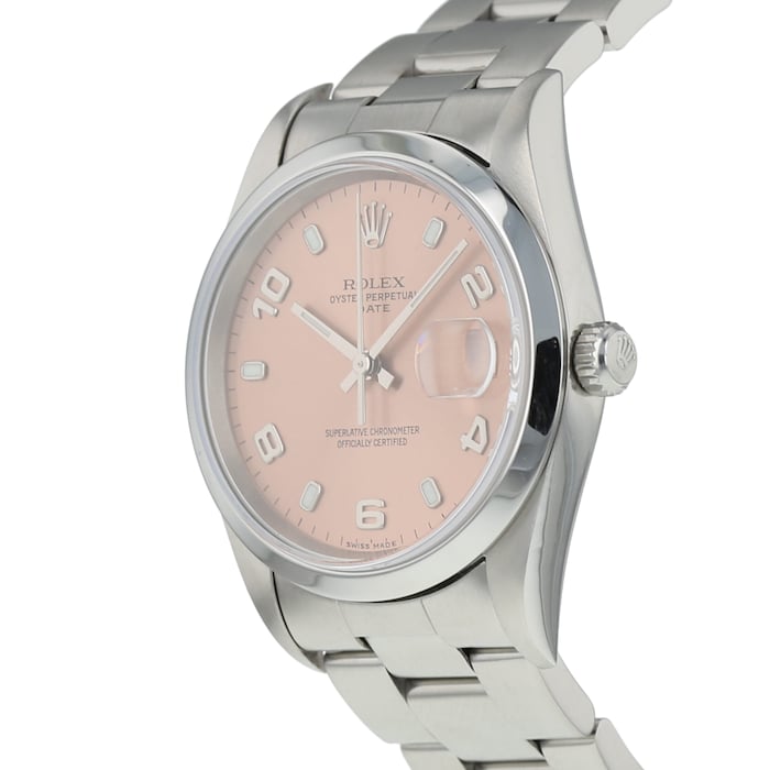 Pre-Owned Rolex Pre-Owned Rolex Oyster Perpetual Date Mens Watch 15200
