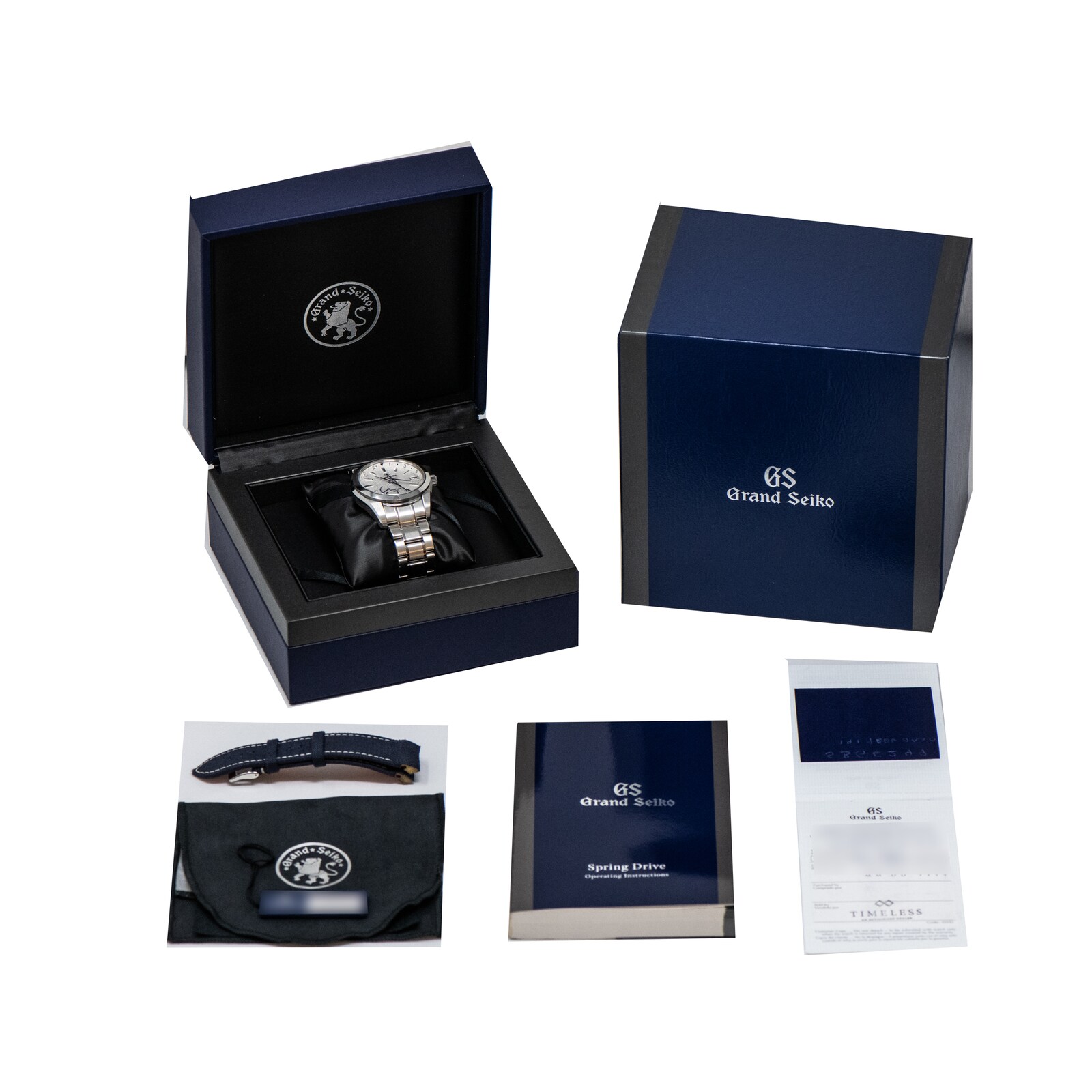 Pre-Owned Grand Seiko Spring Drive GMT 'Blizzard' Limited Edition For Timeless