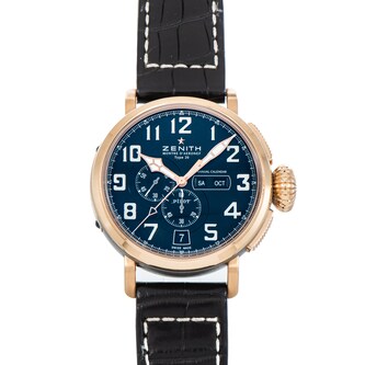Pre-Owned Zenith Heritage Pilot Type 20 Annual Calendar