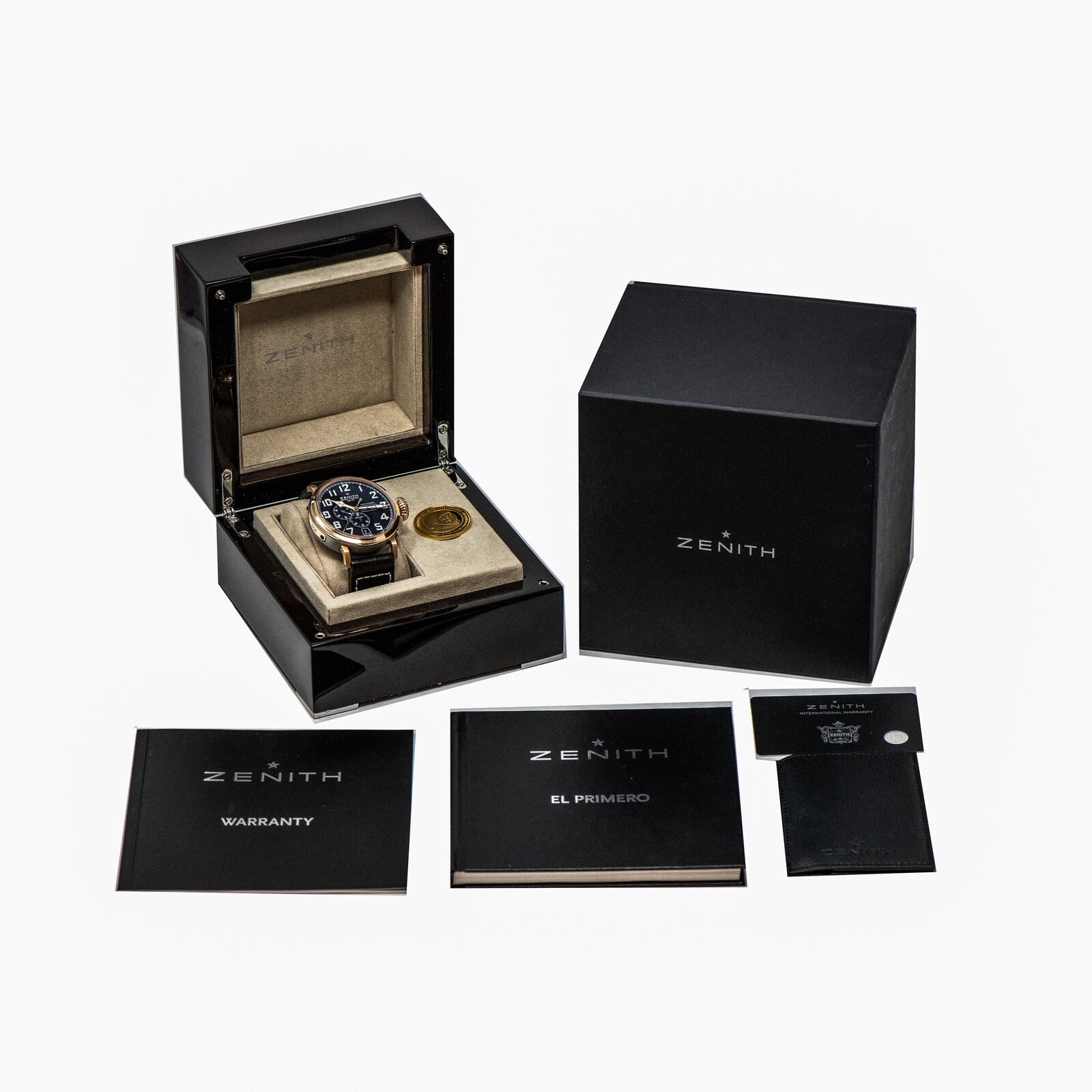 Pre-Owned Zenith Heritage Pilot Type 20 Annual Calendar