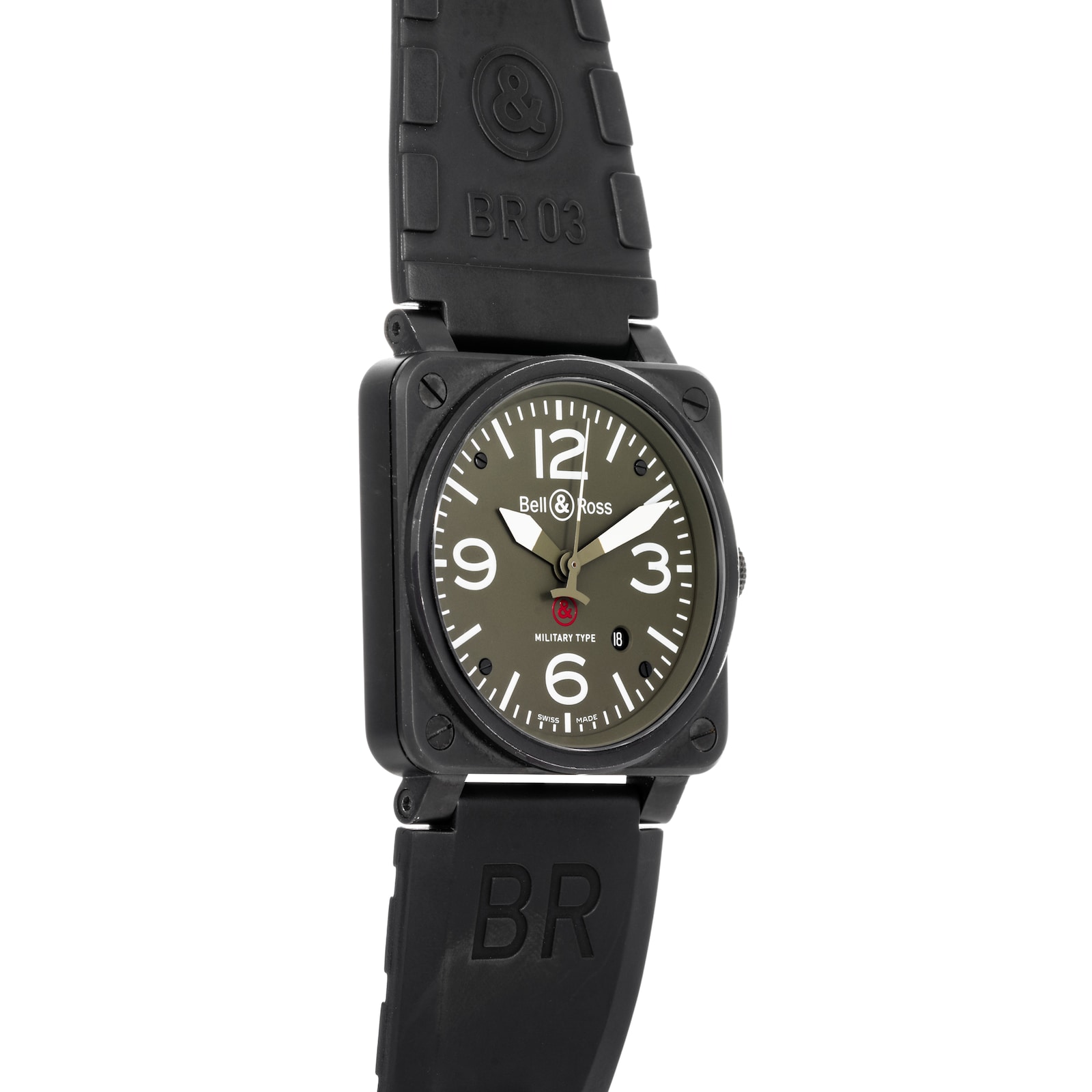 Pre-Owned Bell & Ross BR-03 'Military Type'