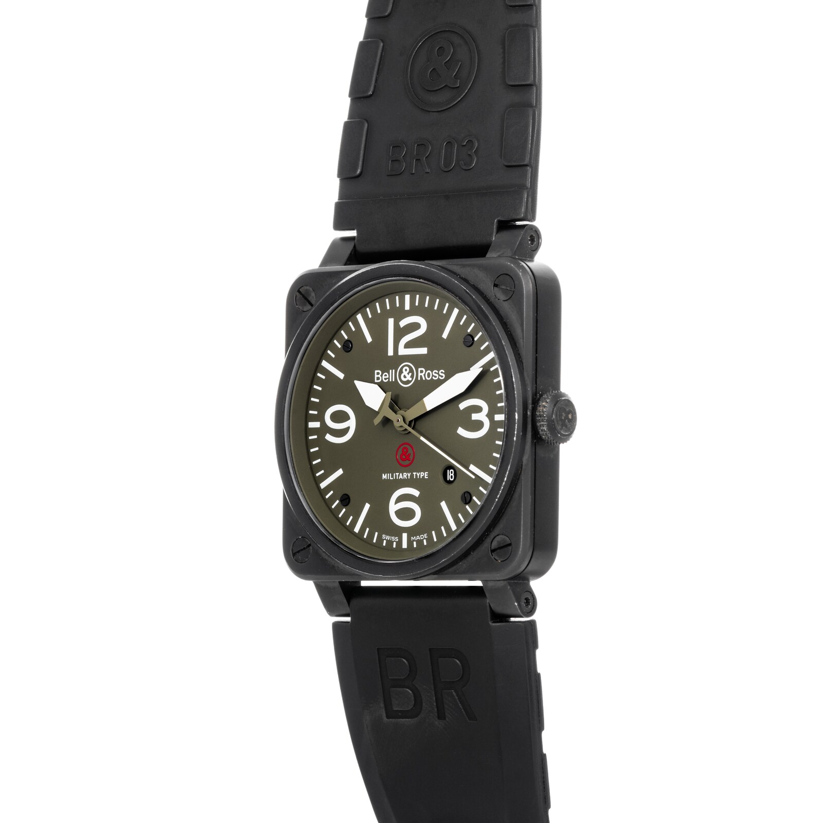 Pre-Owned Bell & Ross BR-03 'Military Type'