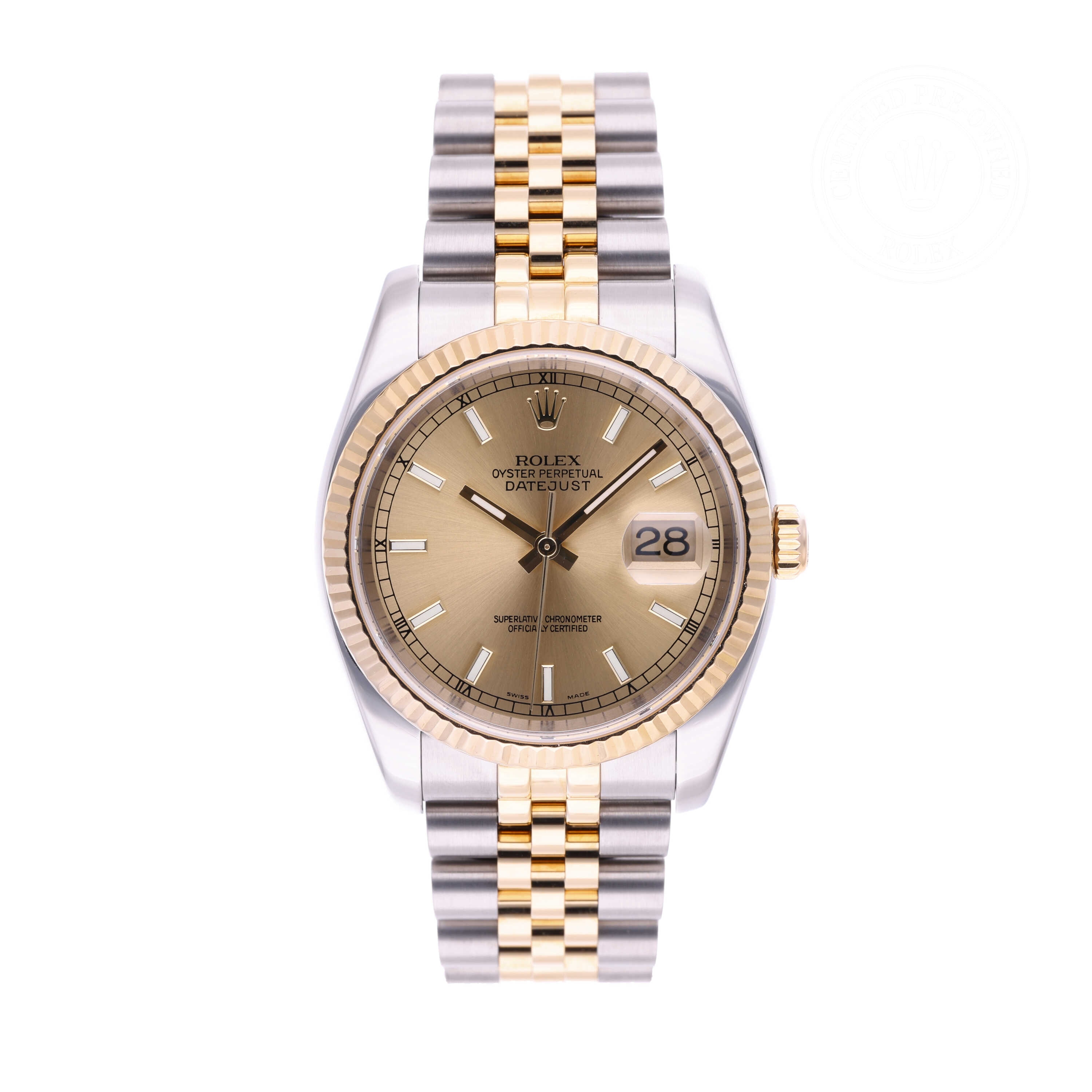 Rolex Datejust 36 Official Certified Pre-Owned