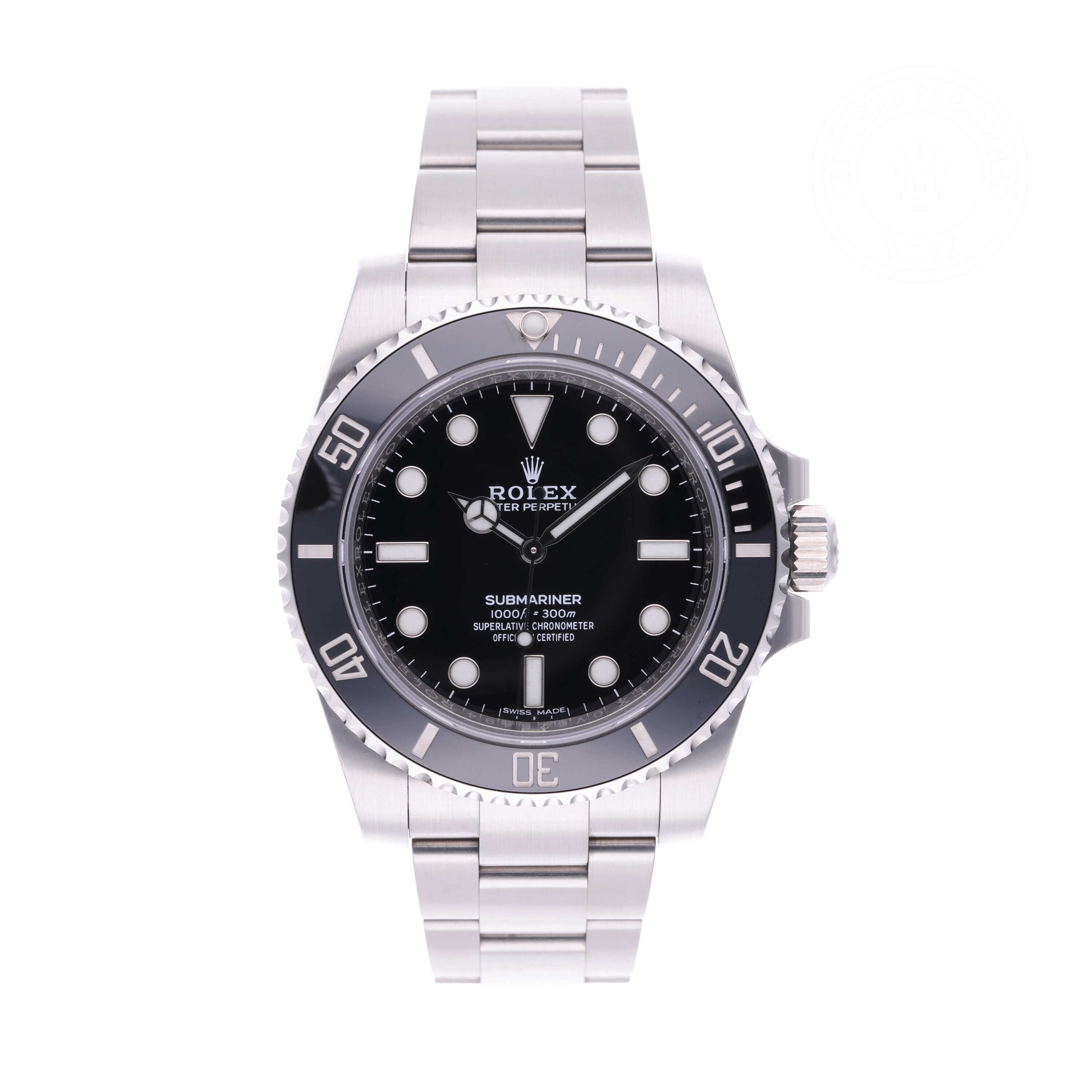 Rolex Submariner Official Certified Pre-Owned