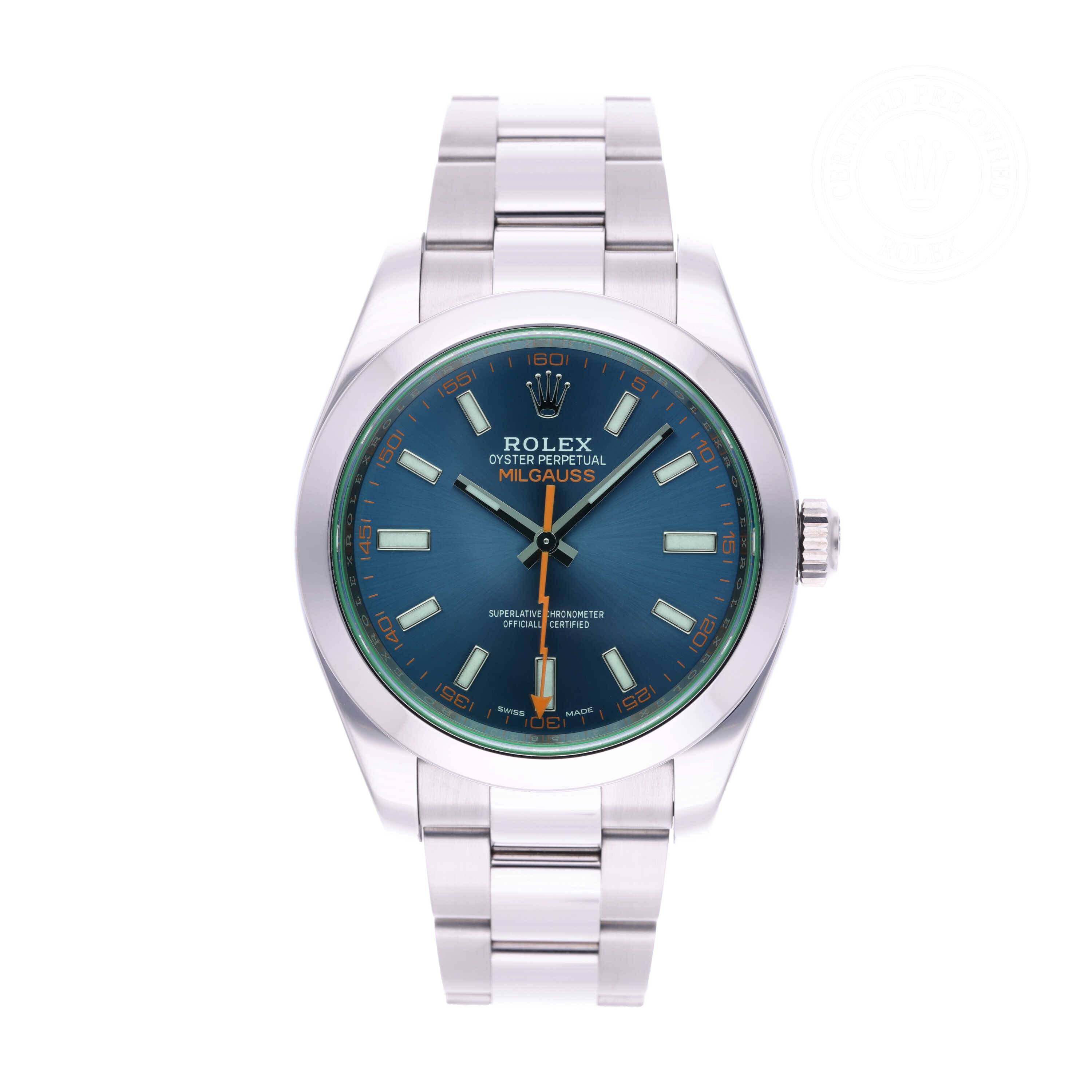 Rolex Milgauss Official Certified Pre-Owned