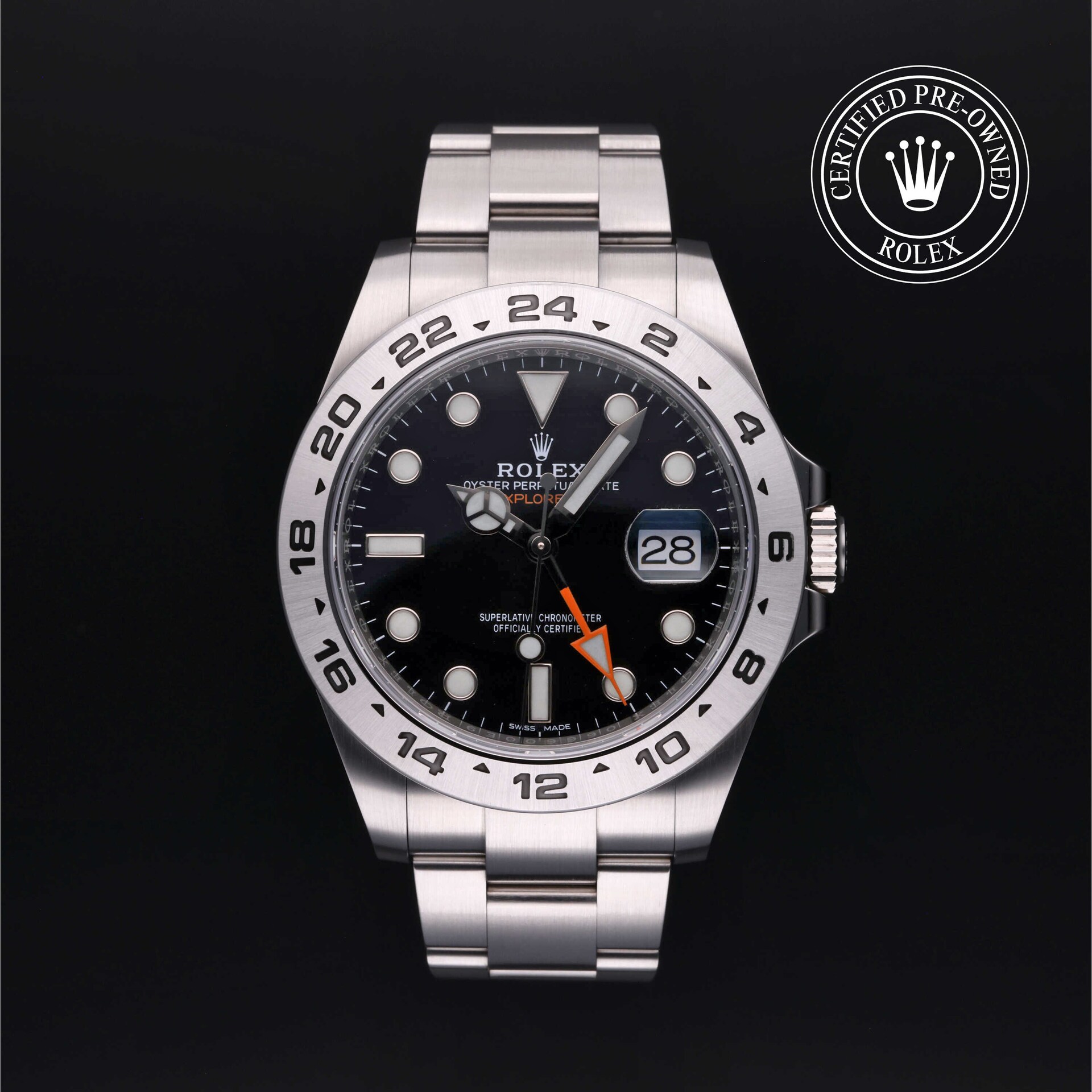 Rolex Certified Pre-Owned Explorer II Rolex Certified Pre-Owned Explorer II