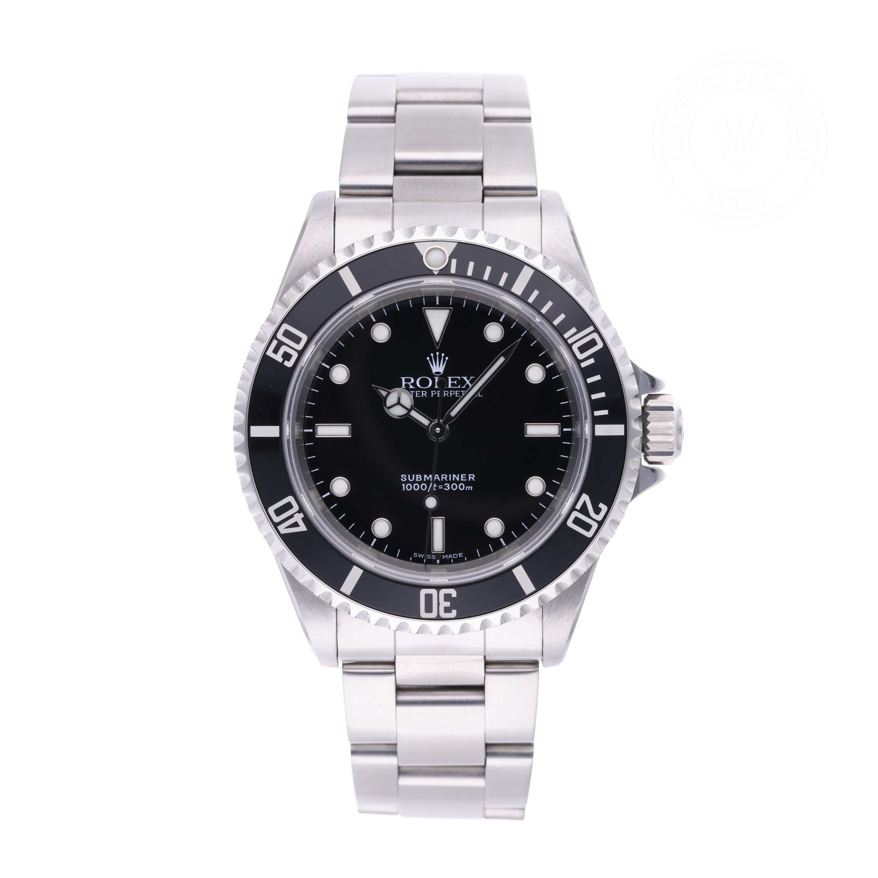 Rolex Submariner Official Certified Pre-Owned