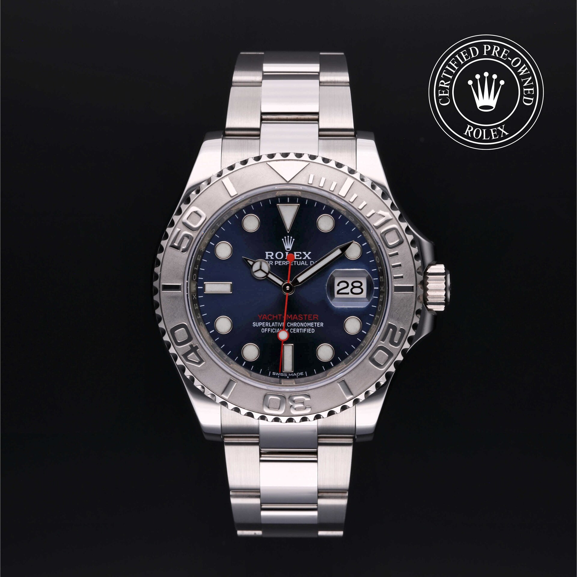 Rolex yacht master best sale blu