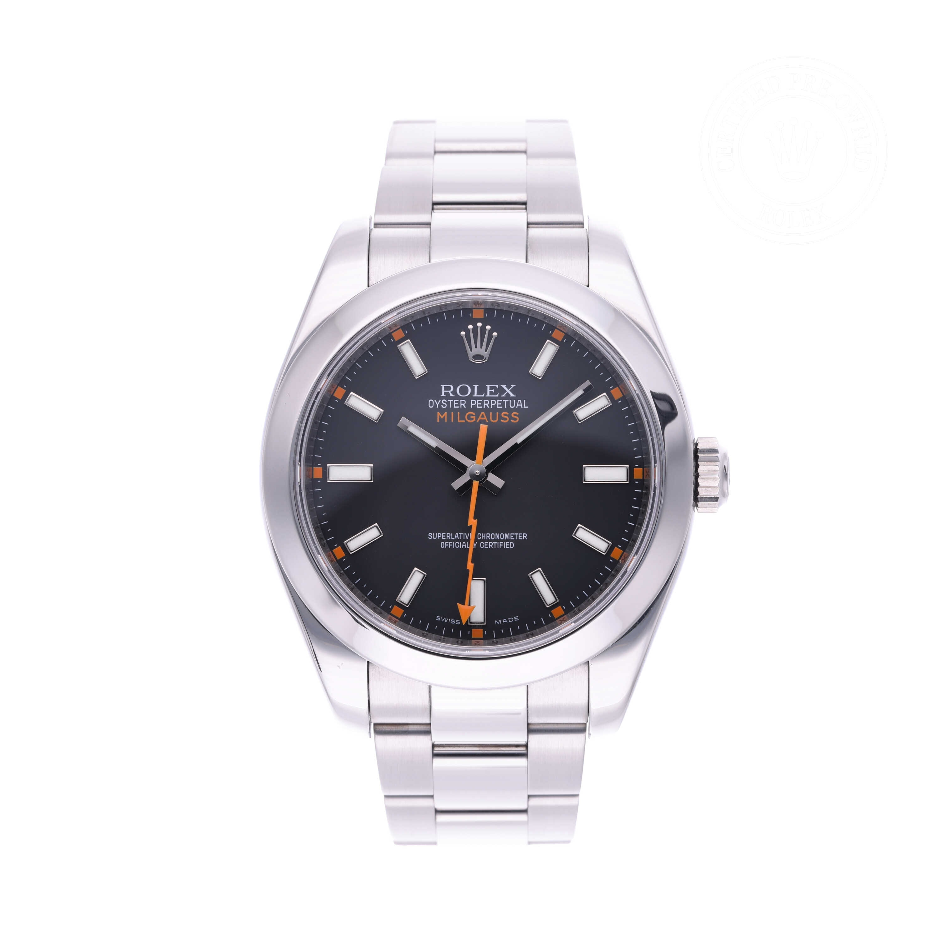 Rolex Milgauss Official Certified Pre-Owned