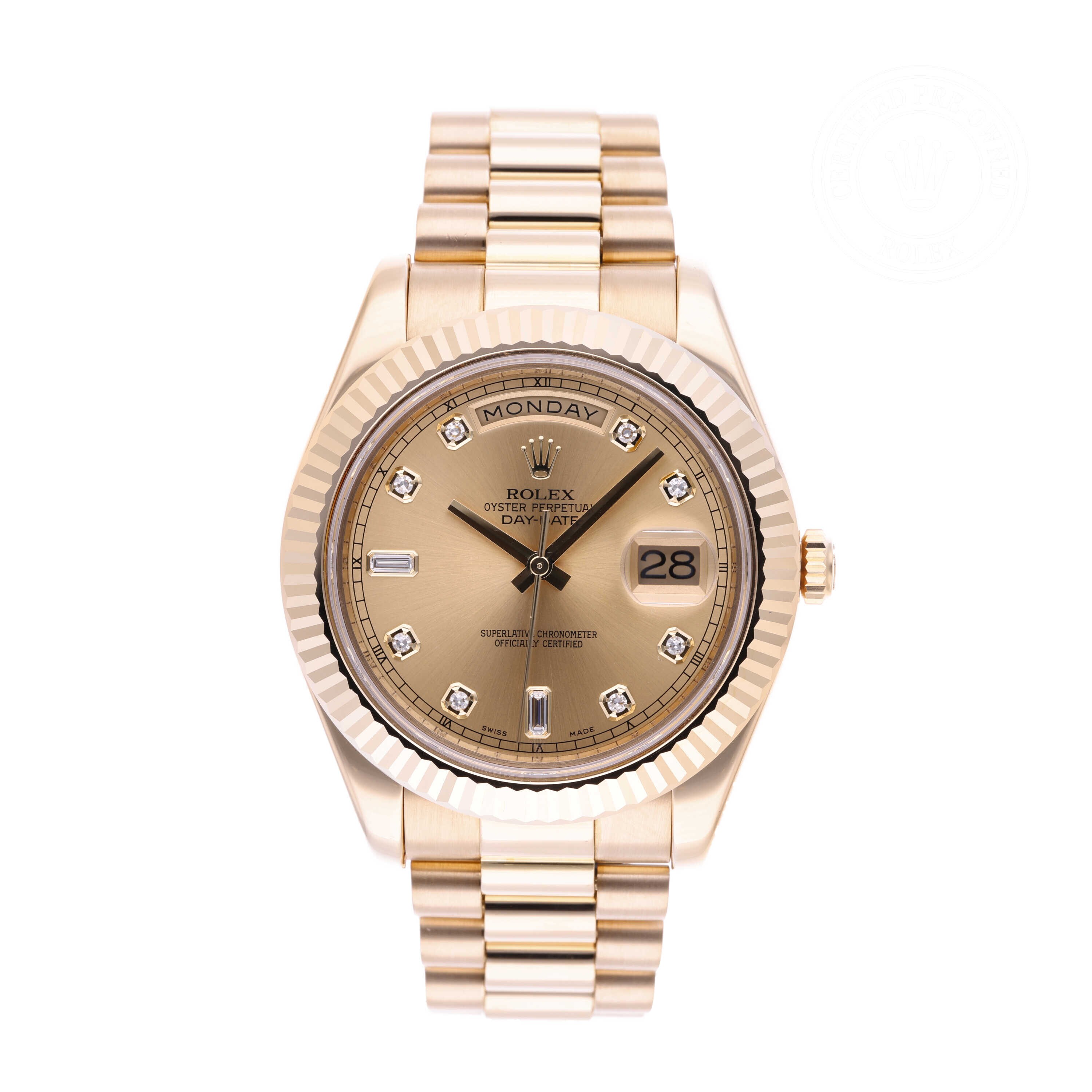 Rolex Day-Date II Official Certified Pre-Owned