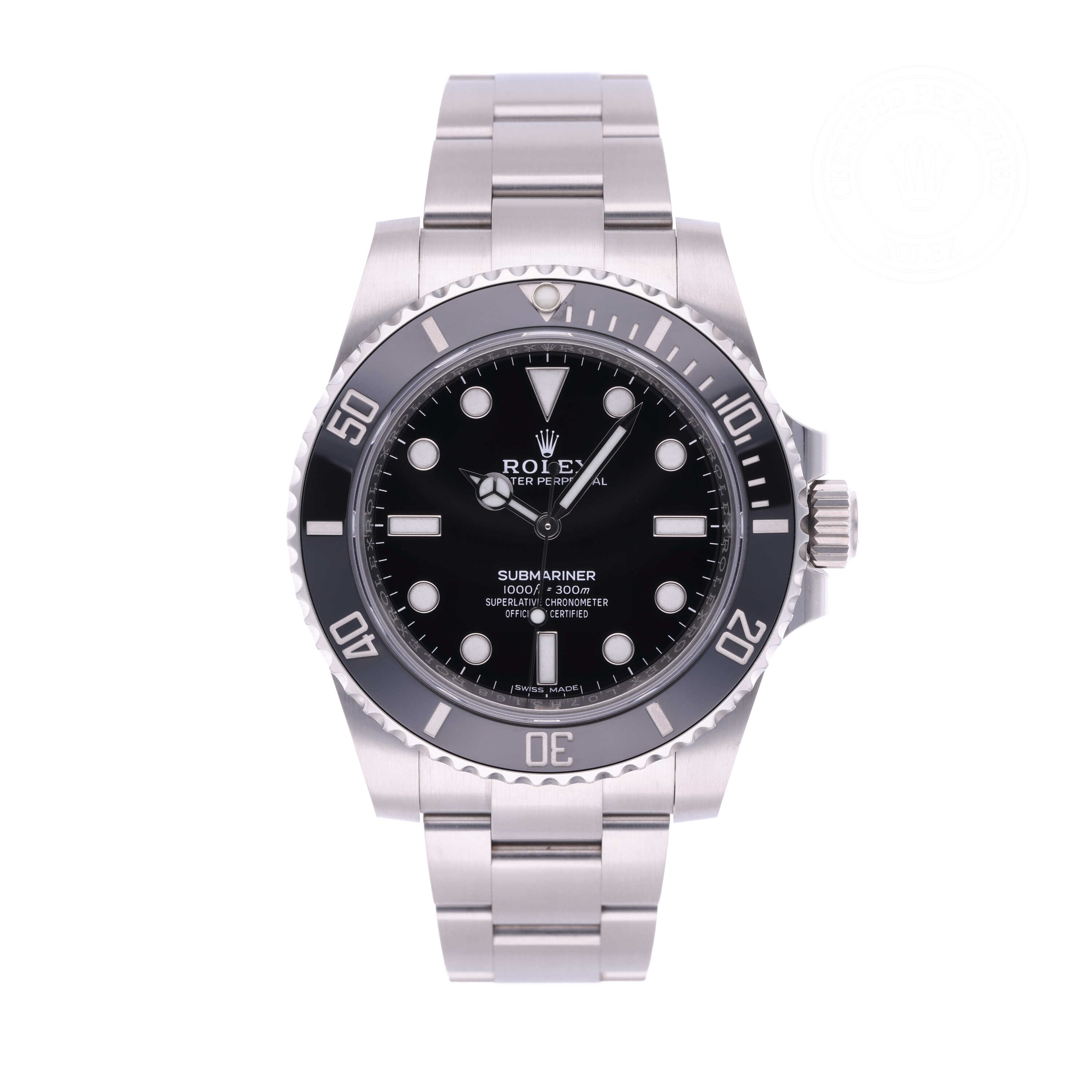 Rolex Submariner Official Certified Pre-Owned