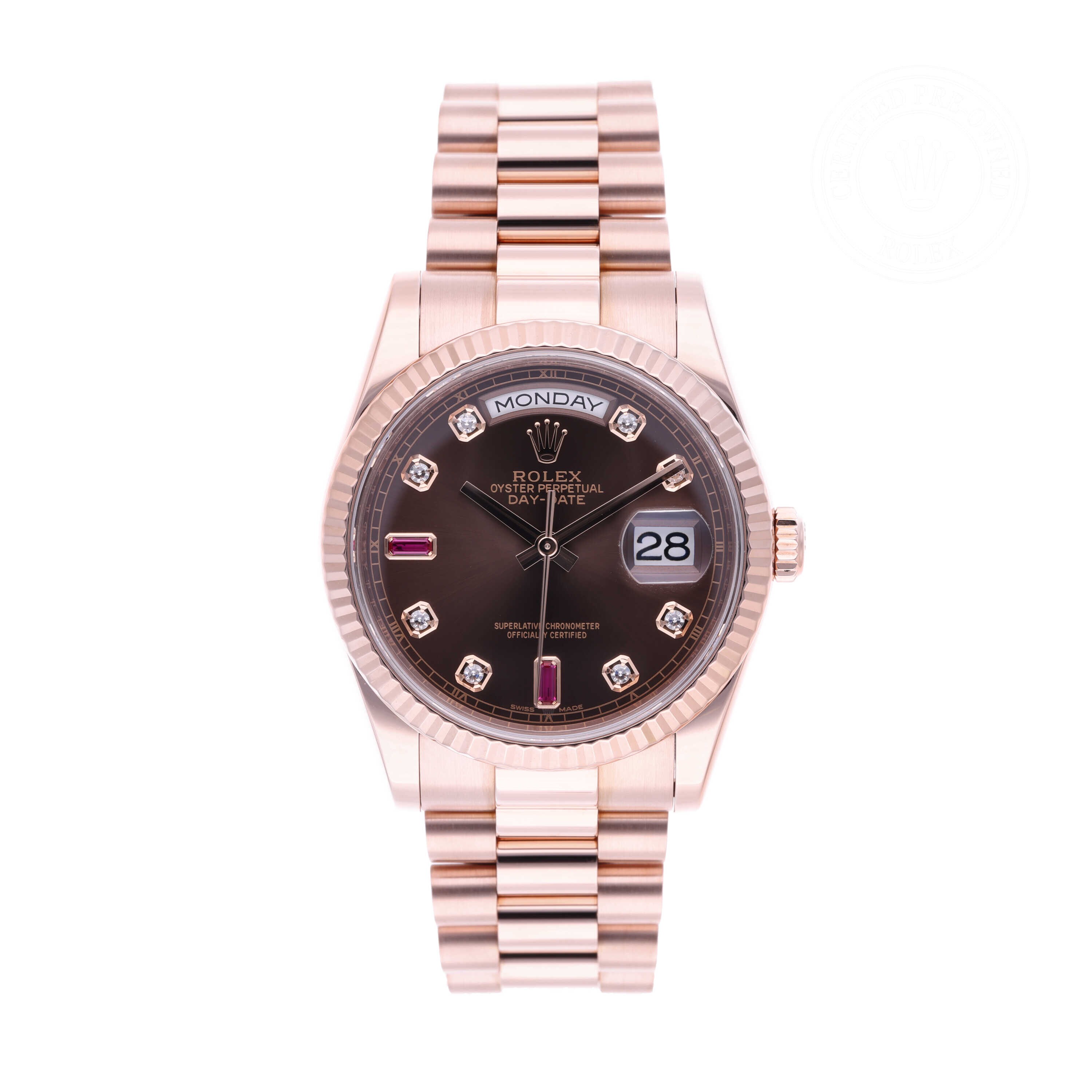 Rolex Day-Date 36 Official Certified Pre-Owned