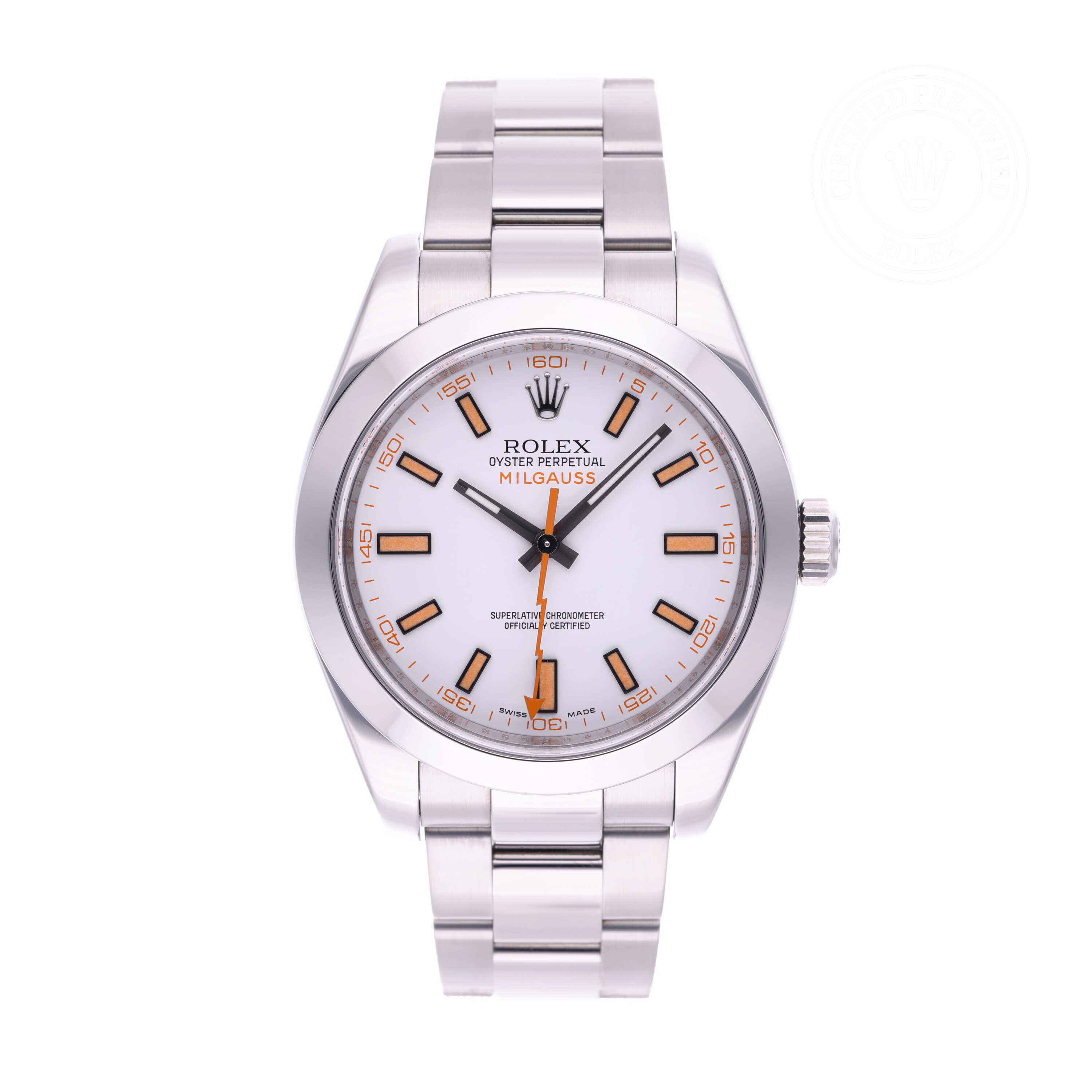 Rolex Milgauss Official Certified Pre-Owned