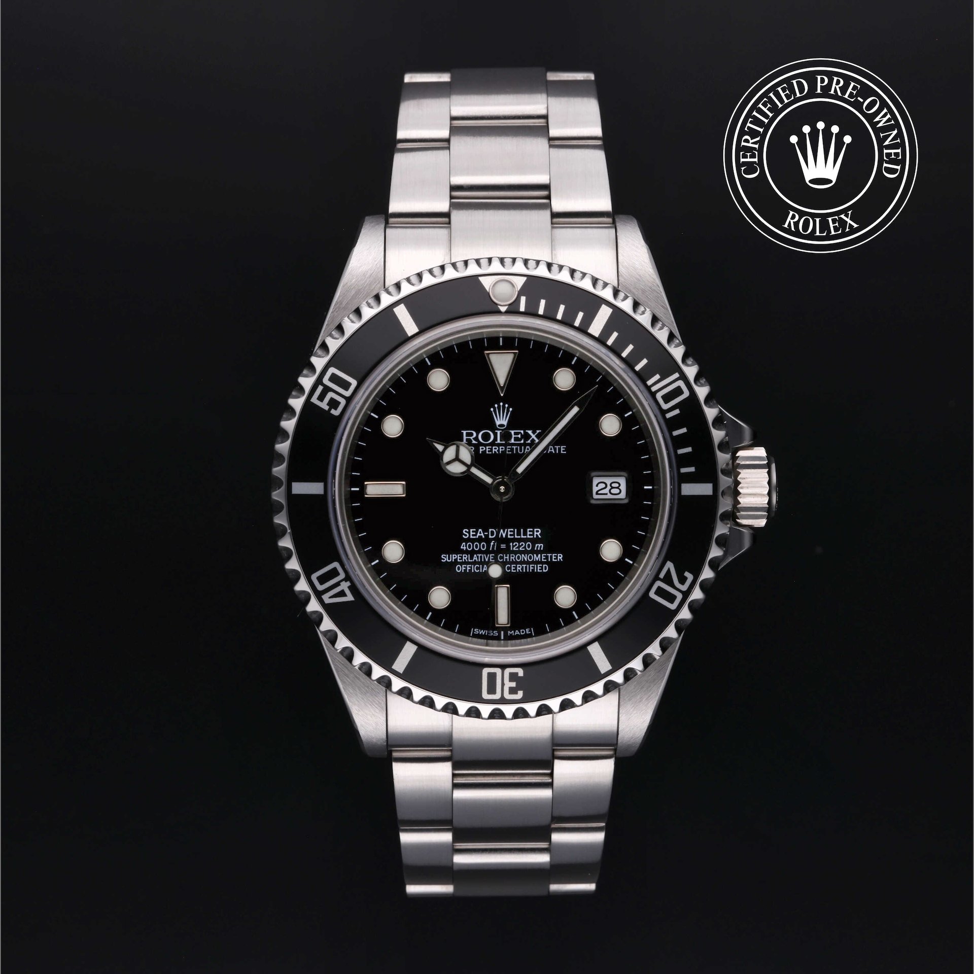 Rolex Certified Pre-Owned Sea-Dweller Rolex Certified Pre-Owned Sea-Dweller
