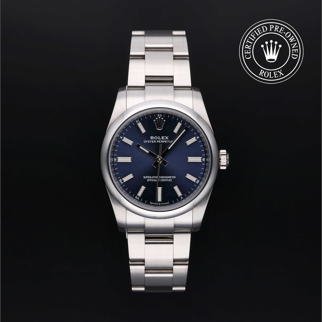 Rolex Rolex Certified Pre-Owned Oyster Perpetual 34 Rolex Rolex Certified Pre-Owned Oyster Perpetual 34