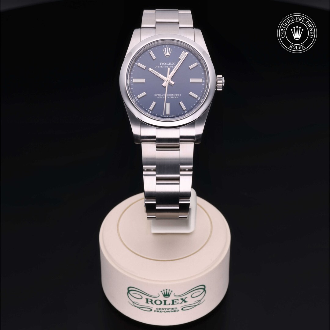 Rolex Rolex Certified Pre-Owned Oyster Perpetual 34 Rolex Rolex Certified Pre-Owned Oyster Perpetual 34