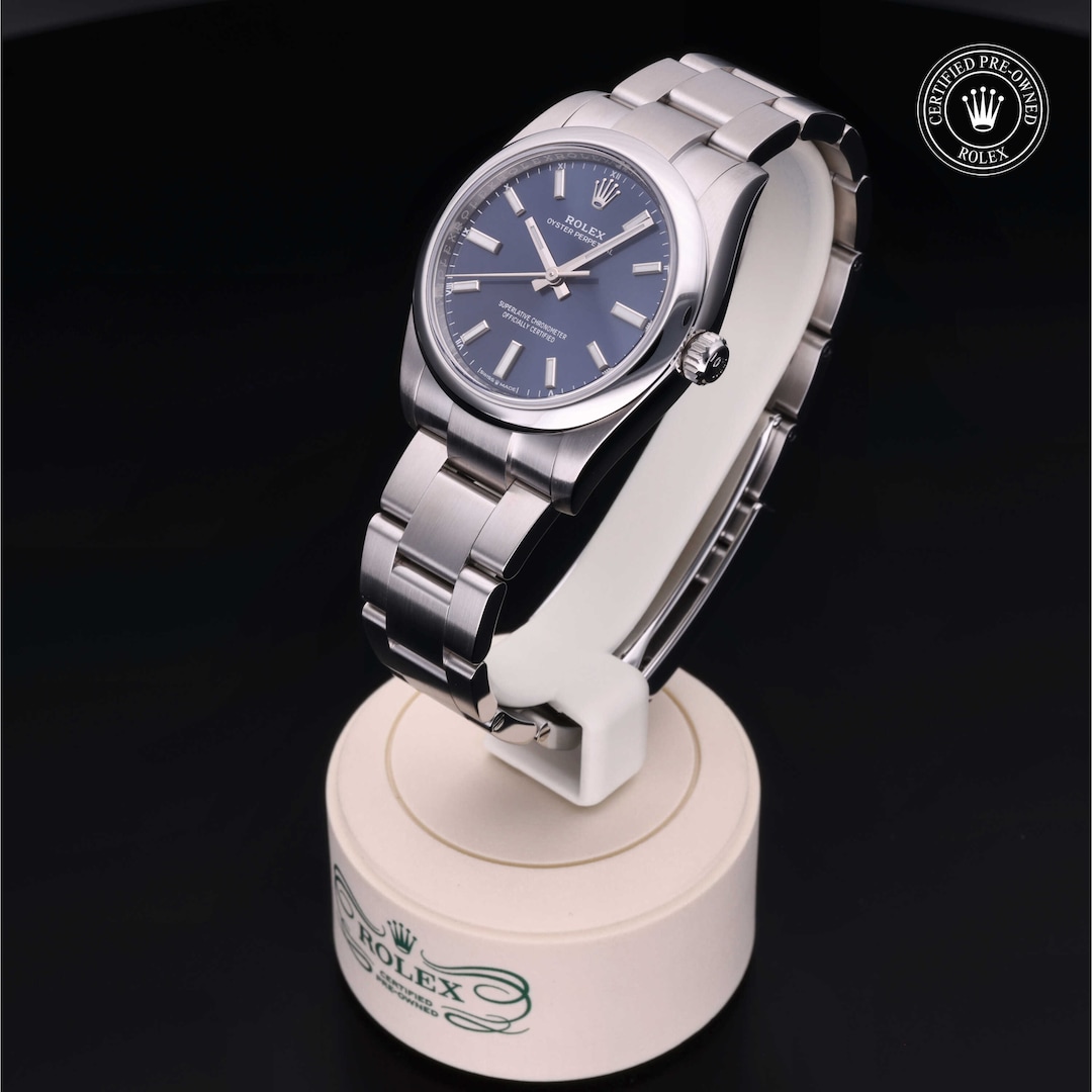 Rolex Rolex Certified Pre-Owned Oyster Perpetual 34 Rolex Rolex Certified Pre-Owned Oyster Perpetual 34
