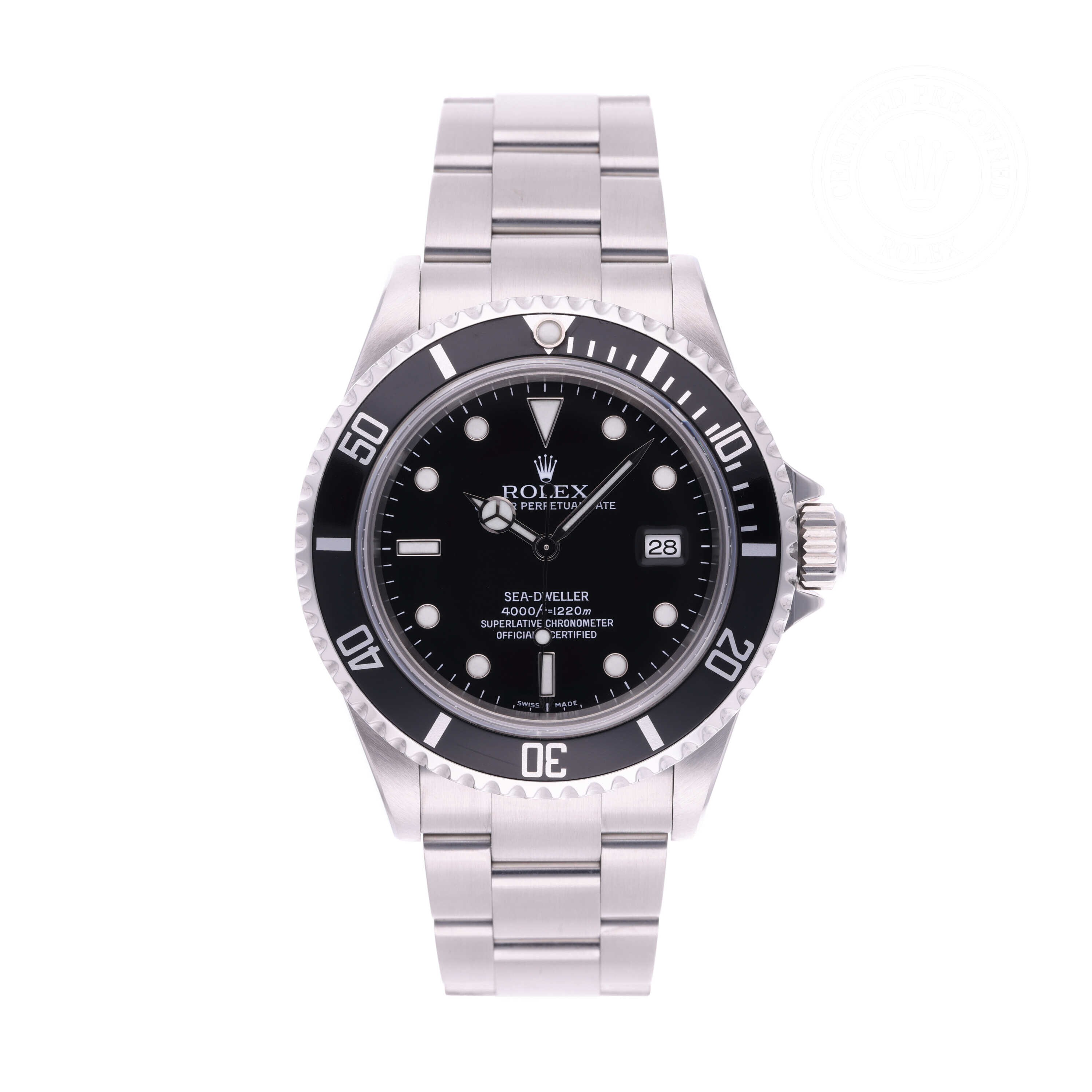 Rolex Sea-Dweller Official Certified Pre-Owned