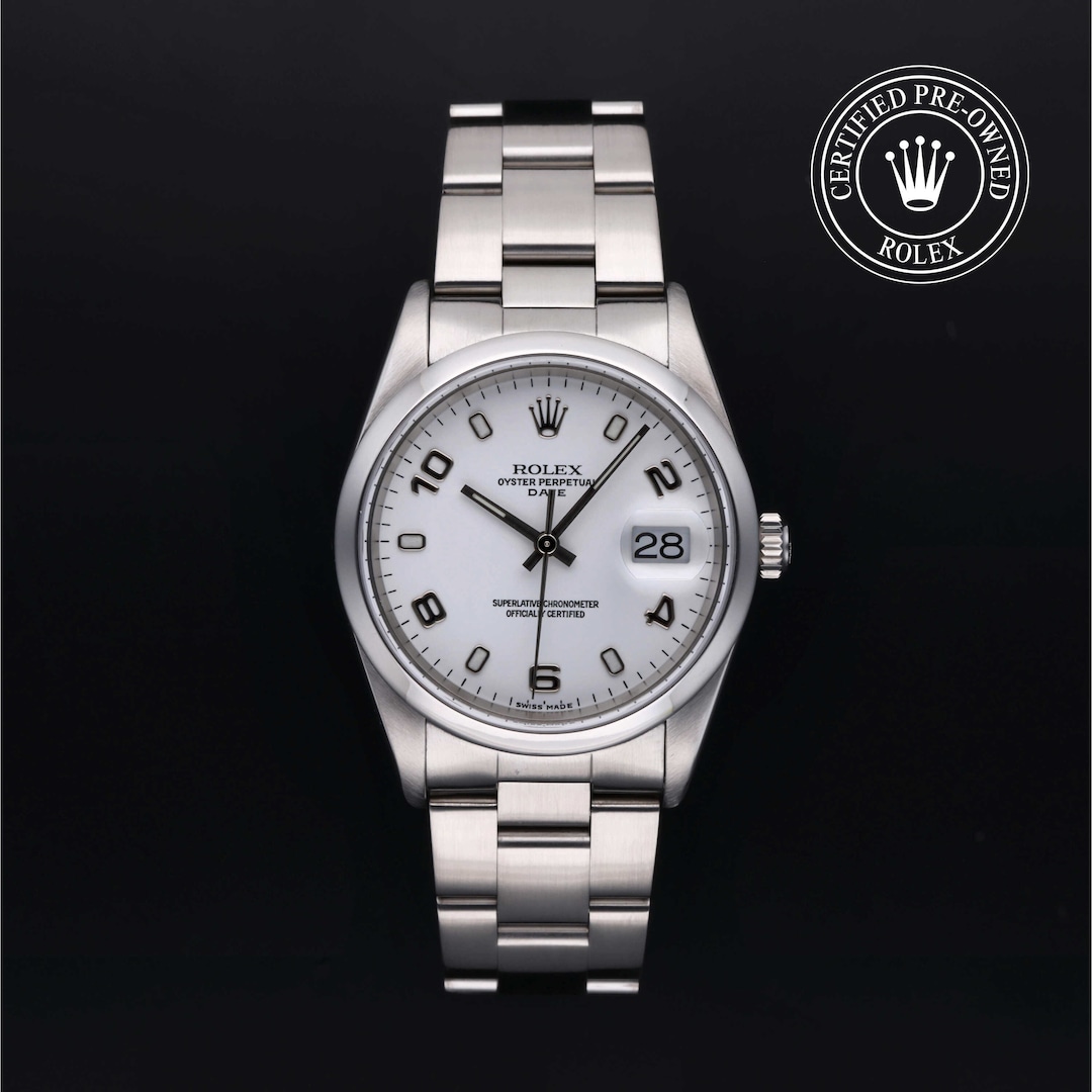 Rolex Rolex Certified Pre-Owned Oyster Perpetual Date 34 Rolex Rolex Certified Pre-Owned Oyster Perpetual Date 34