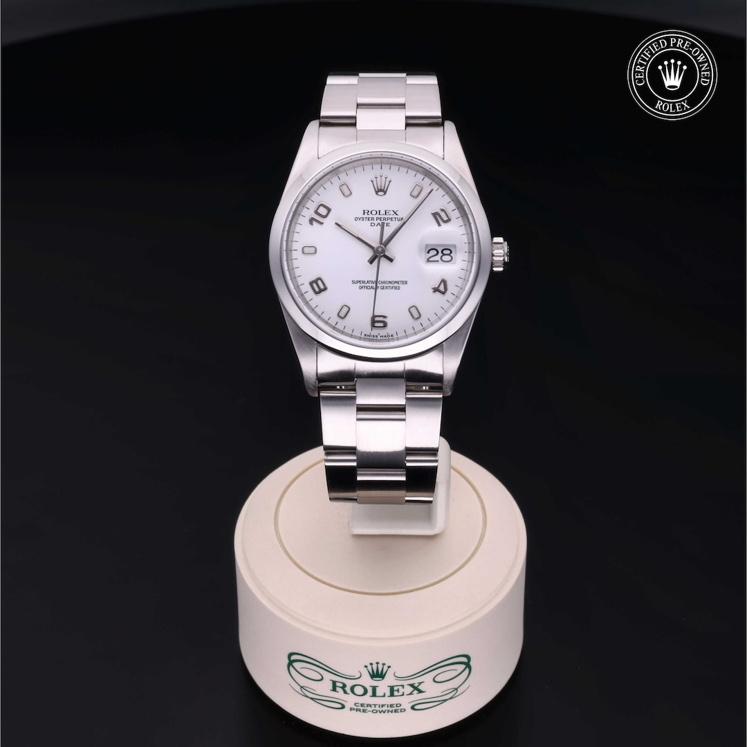 Rolex Rolex Certified Pre-Owned Oyster Perpetual Date 34 Rolex Rolex Certified Pre-Owned Oyster Perpetual Date 34