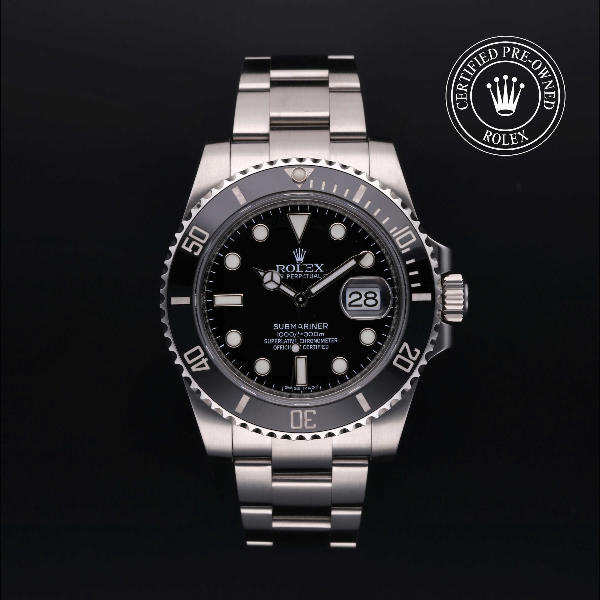 Submariner Rolex Certified Pre Owned Goldsmiths