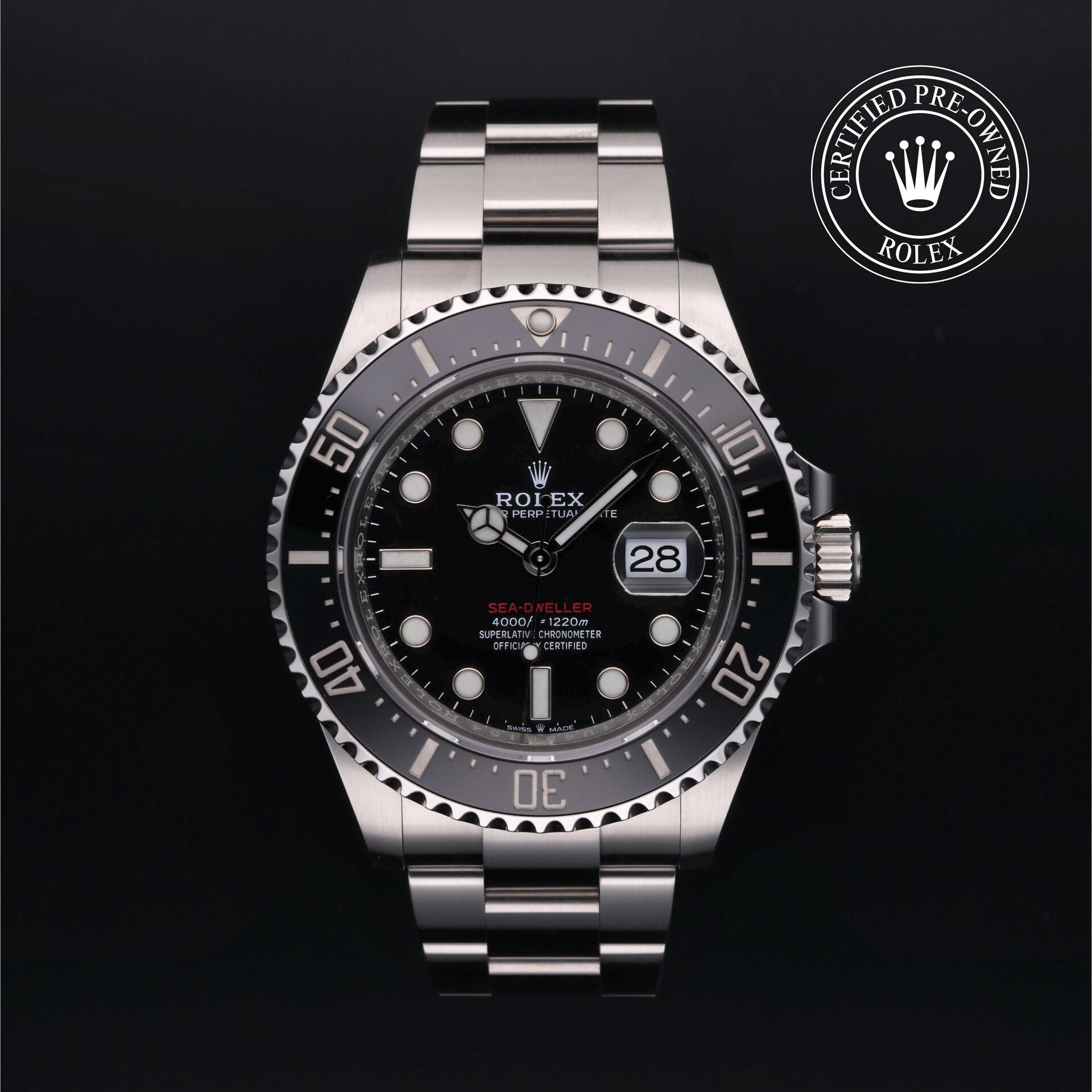 Sea Dweller Rolex Certified Pre Owned Goldsmiths