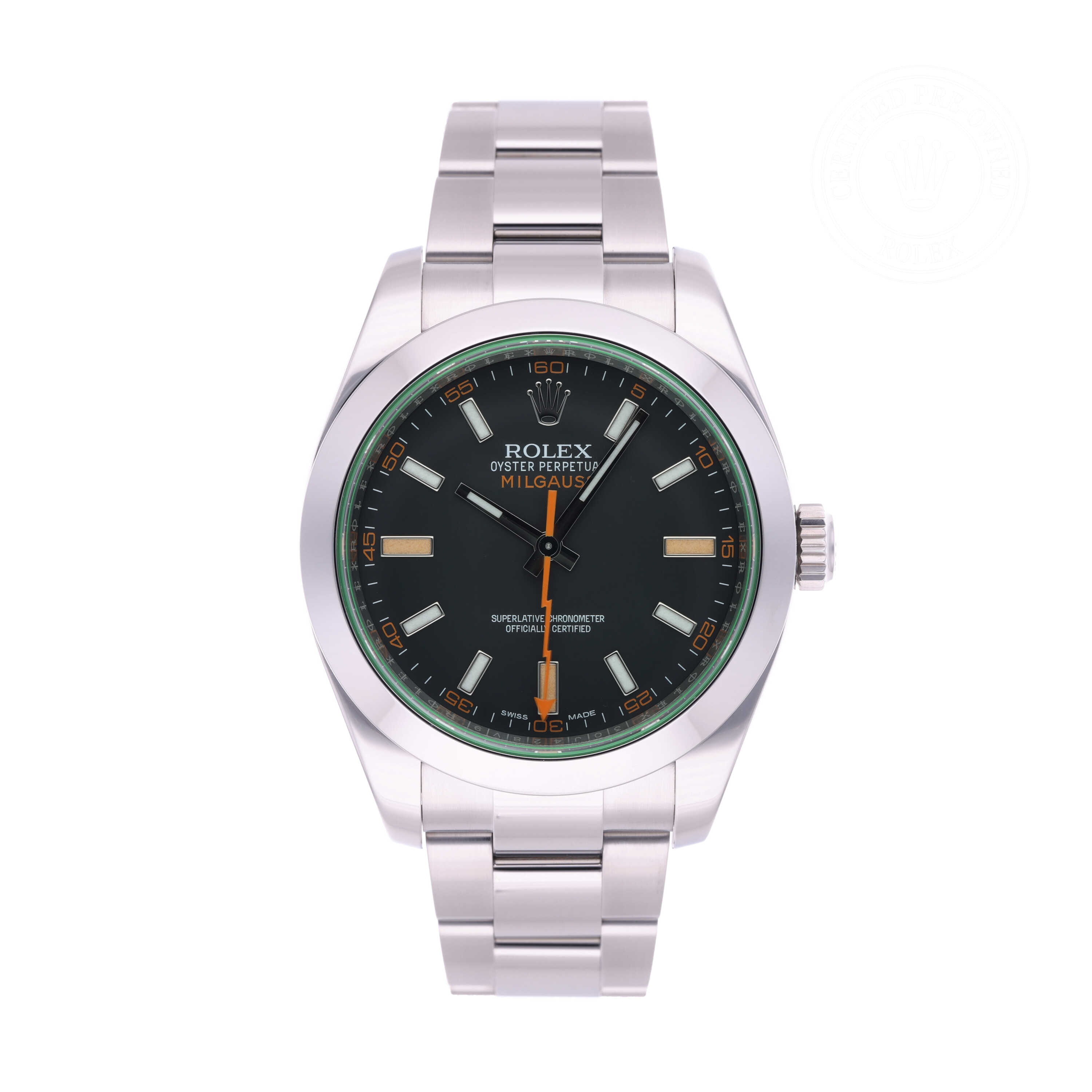 Rolex Milgauss Official Certified Pre-Owned
