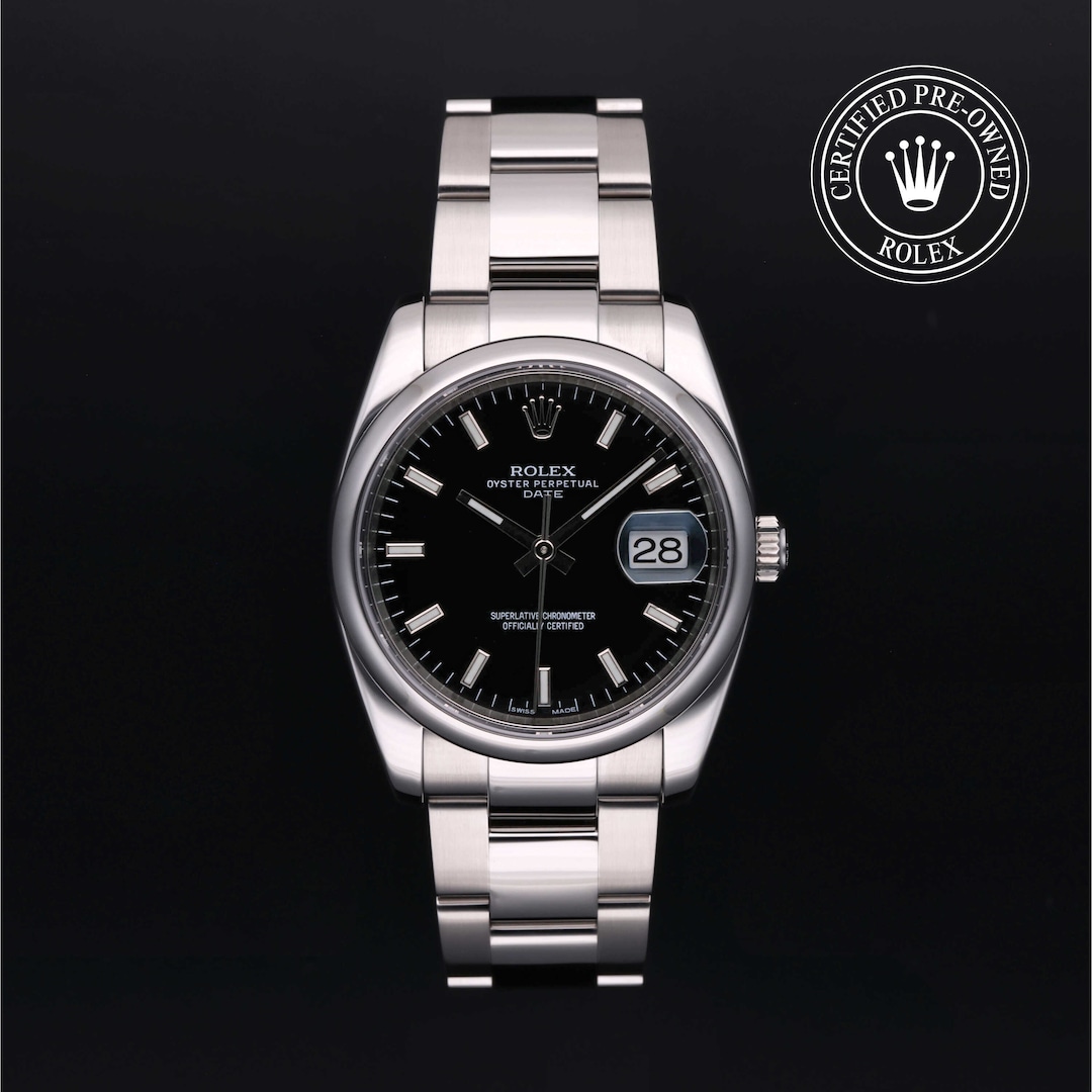 Rolex Certified Pre-Owned Oyster Perpetual Date 34 Rolex Certified Pre-Owned Oyster Perpetual Date 34