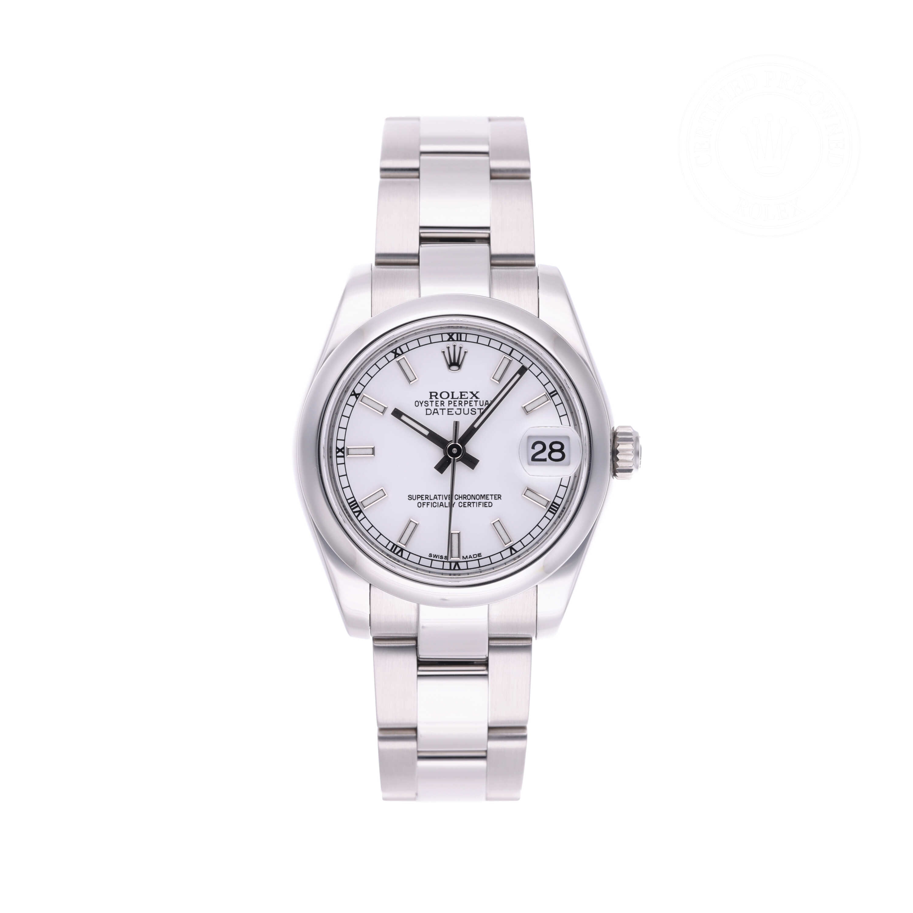 Rolex Datejust 31 Official Certified Pre-Owned