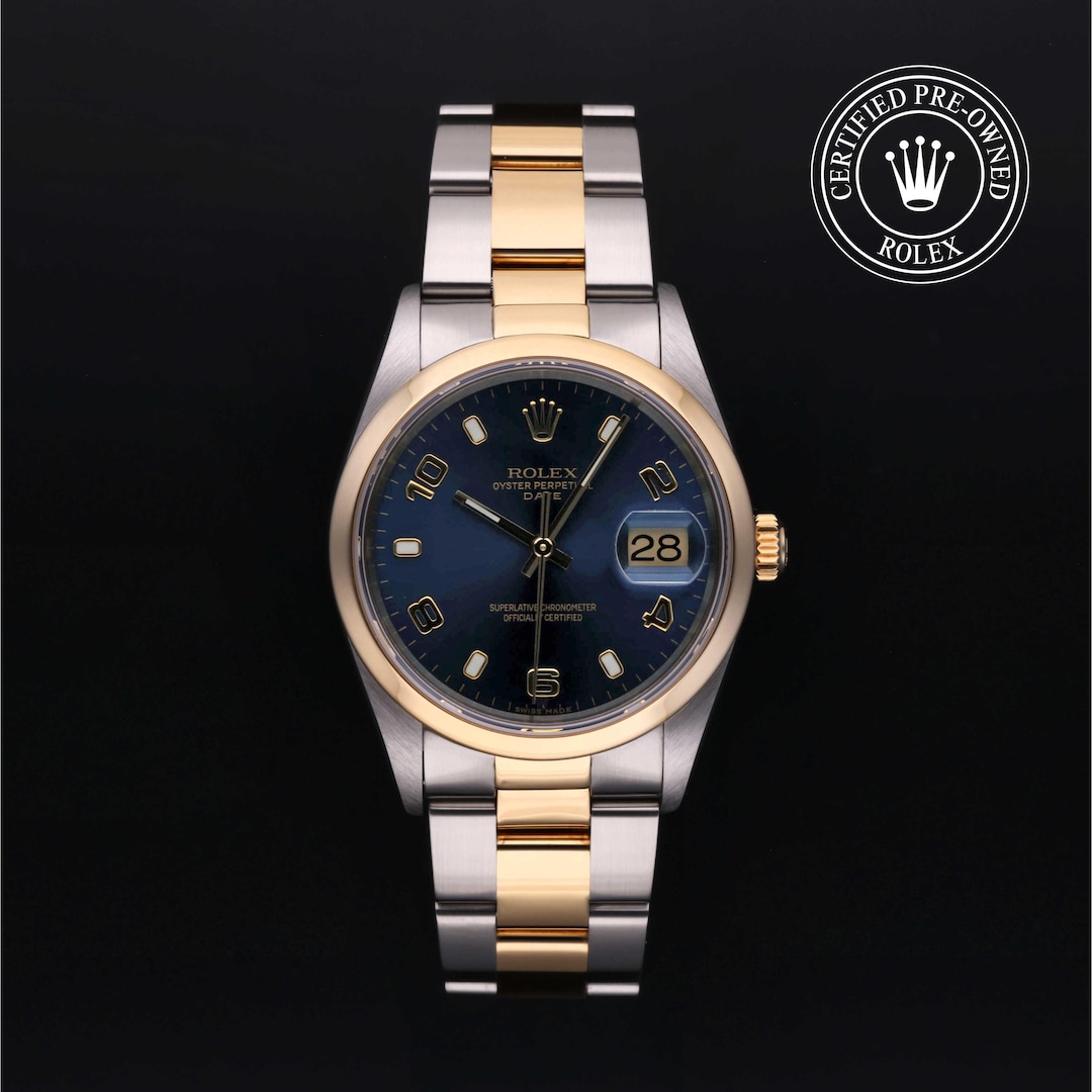 Rolex Certified Pre-Owned Oyster Perpetual Date 34 Rolex Certified Pre-Owned Oyster Perpetual Date 34