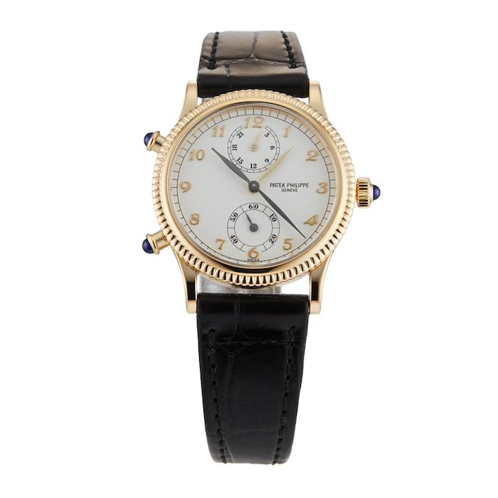 Pre-Owned Patek Philippe Calatrava Travel Time 29mm Yellow Gold